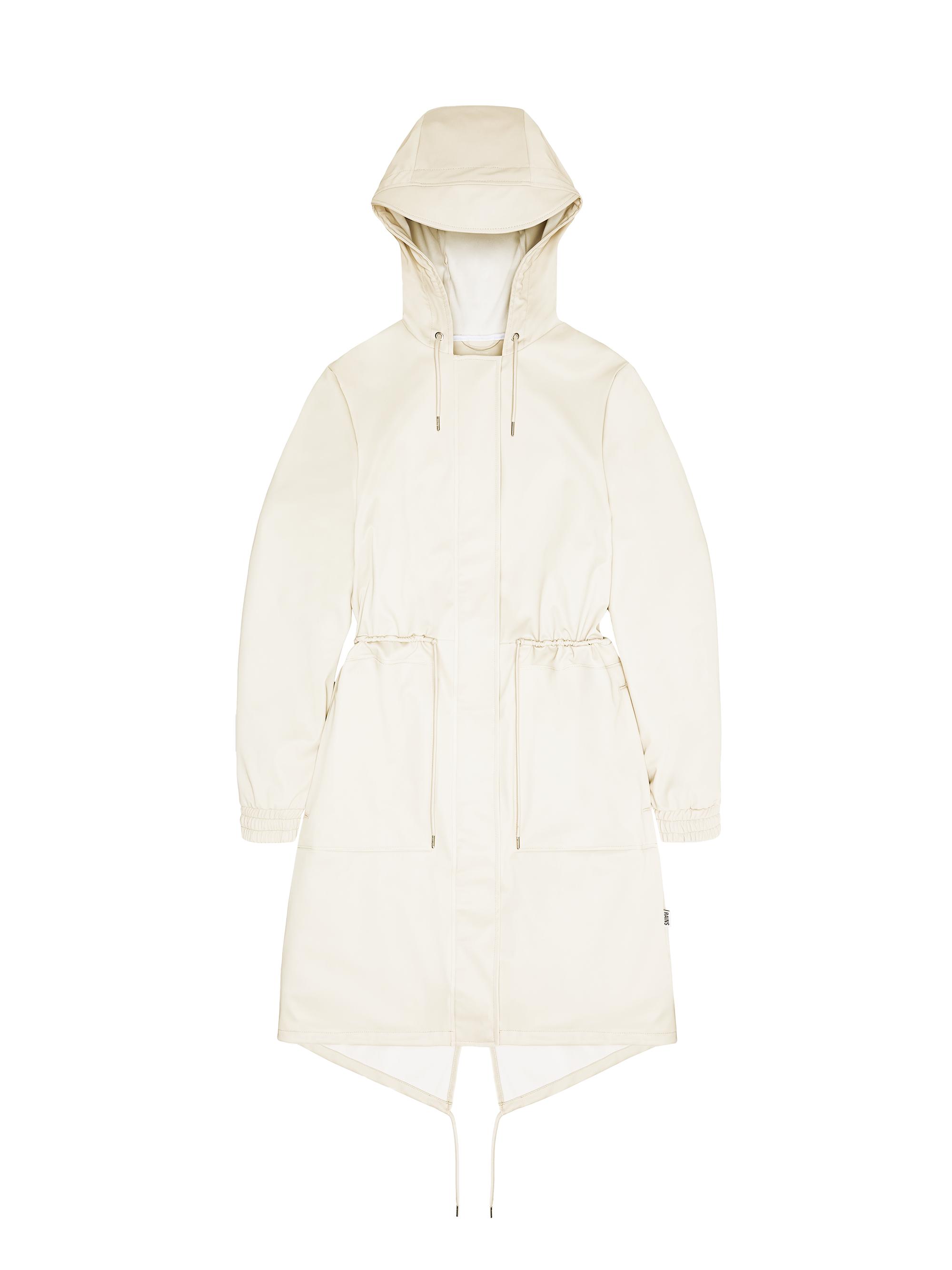 Rains Women's Waterproof String Parka - Dune Grain