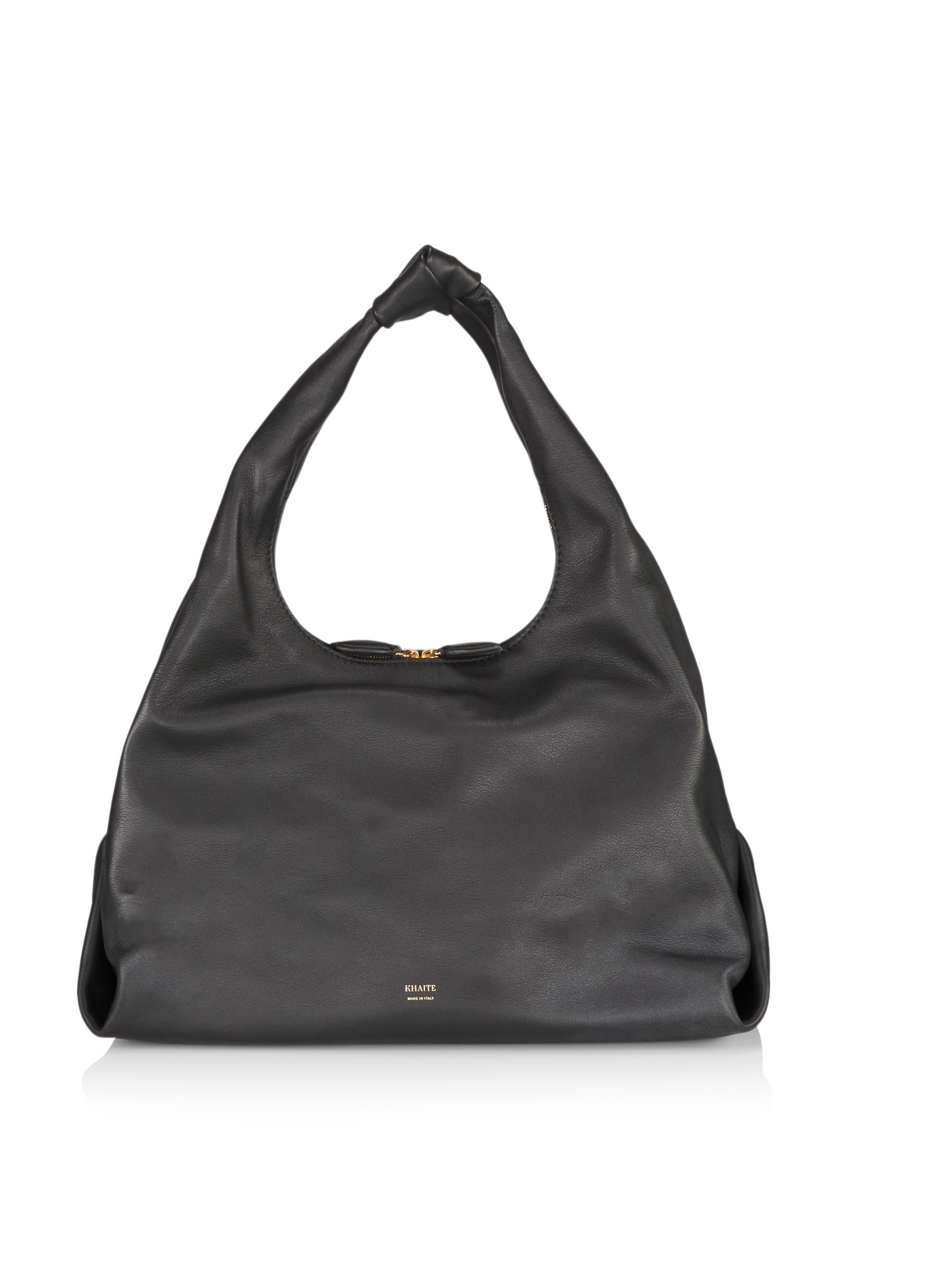 Khaite Large Beatrice Leather Hobo Bag | Saks Fifth Avenue