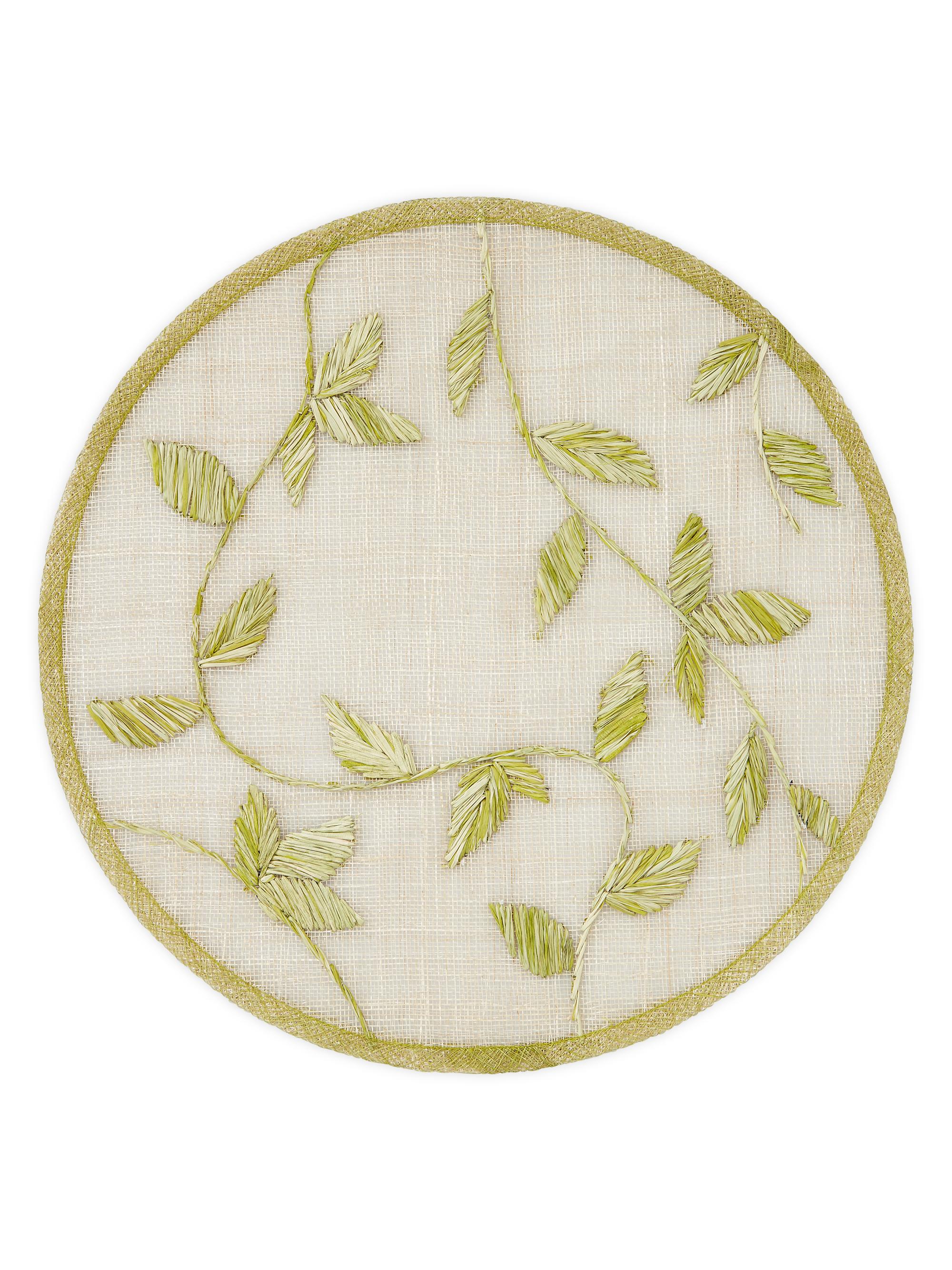 Joanna Buchanan Straw Leaf 4-Piece Placemat Set
