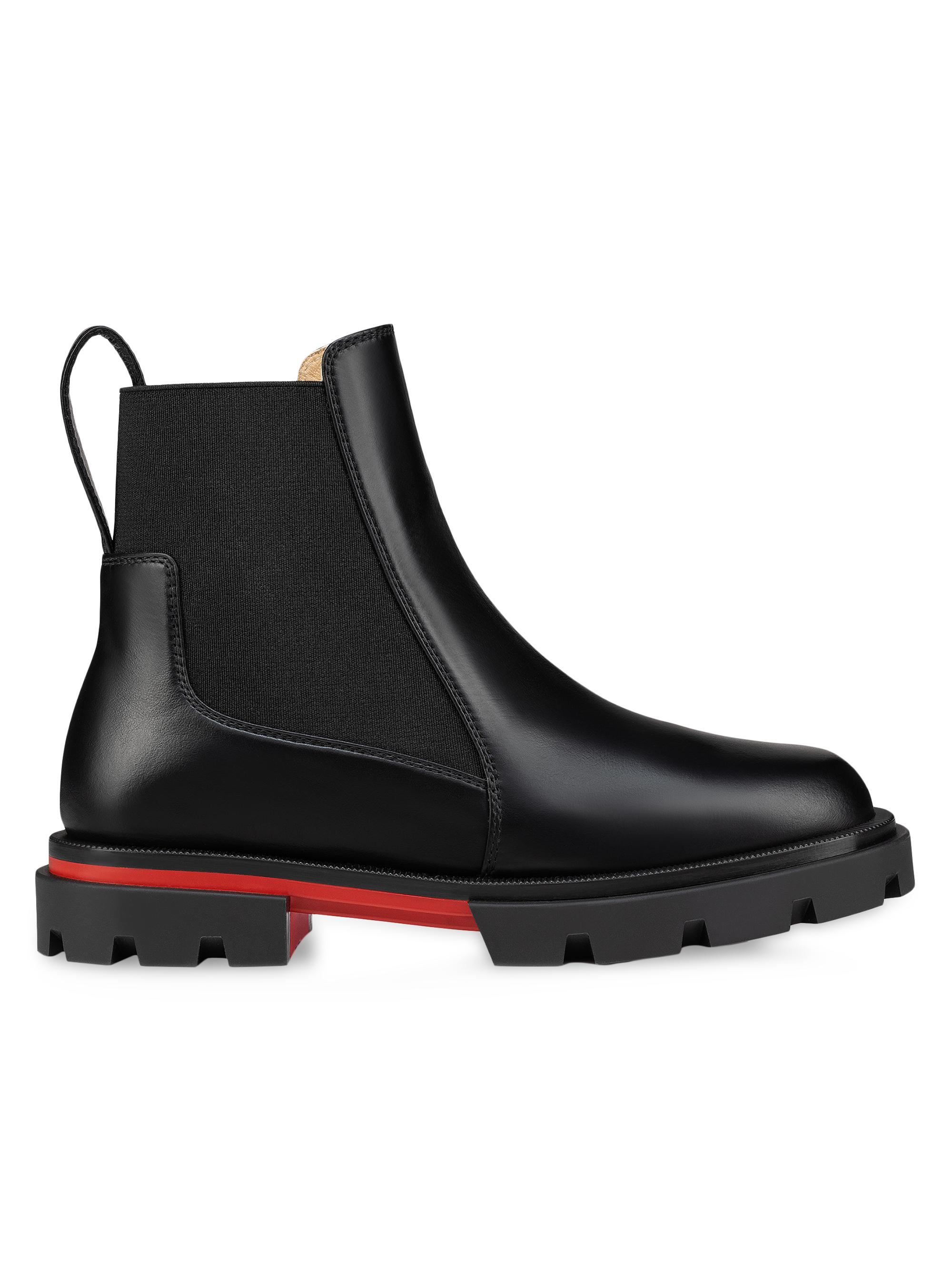 Christian Louboutin Little Girl's & Girl's Marchacroche Boots - Black 11 (Child) | Thumbnail 7