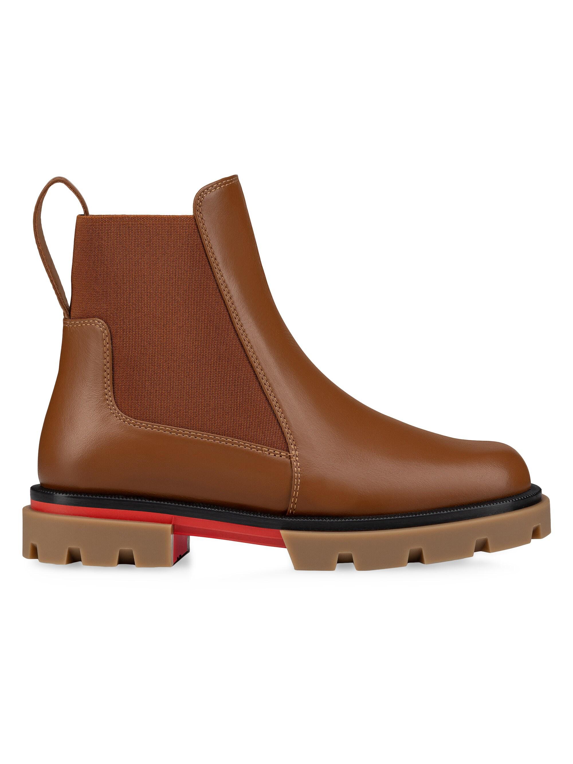 Christian Louboutin Little Girl's & Girl's Marchacroche Boots - Cuoio 1.5 (Child)