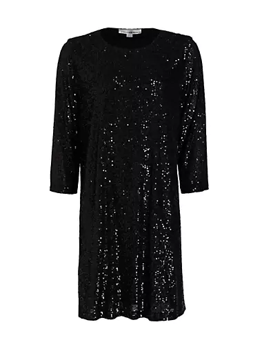 Sequined Knit Dress