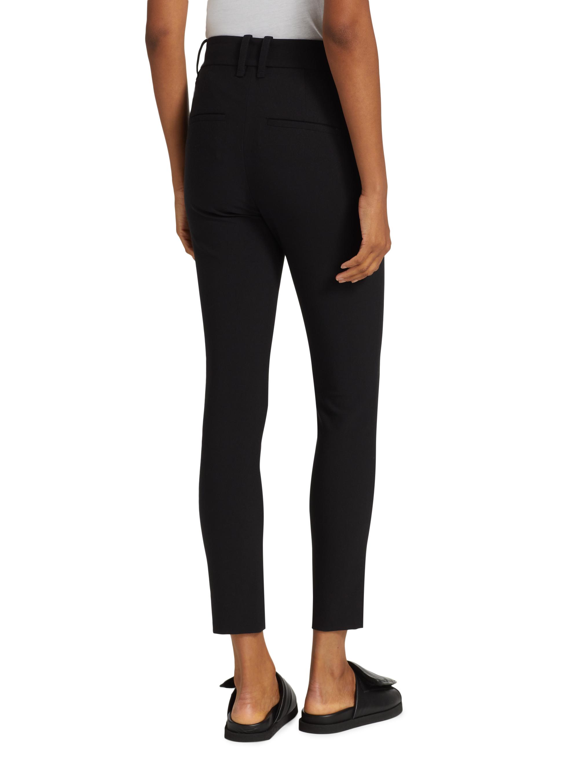 Vince High-Waisted Ankle-Crop Cigarette Pants