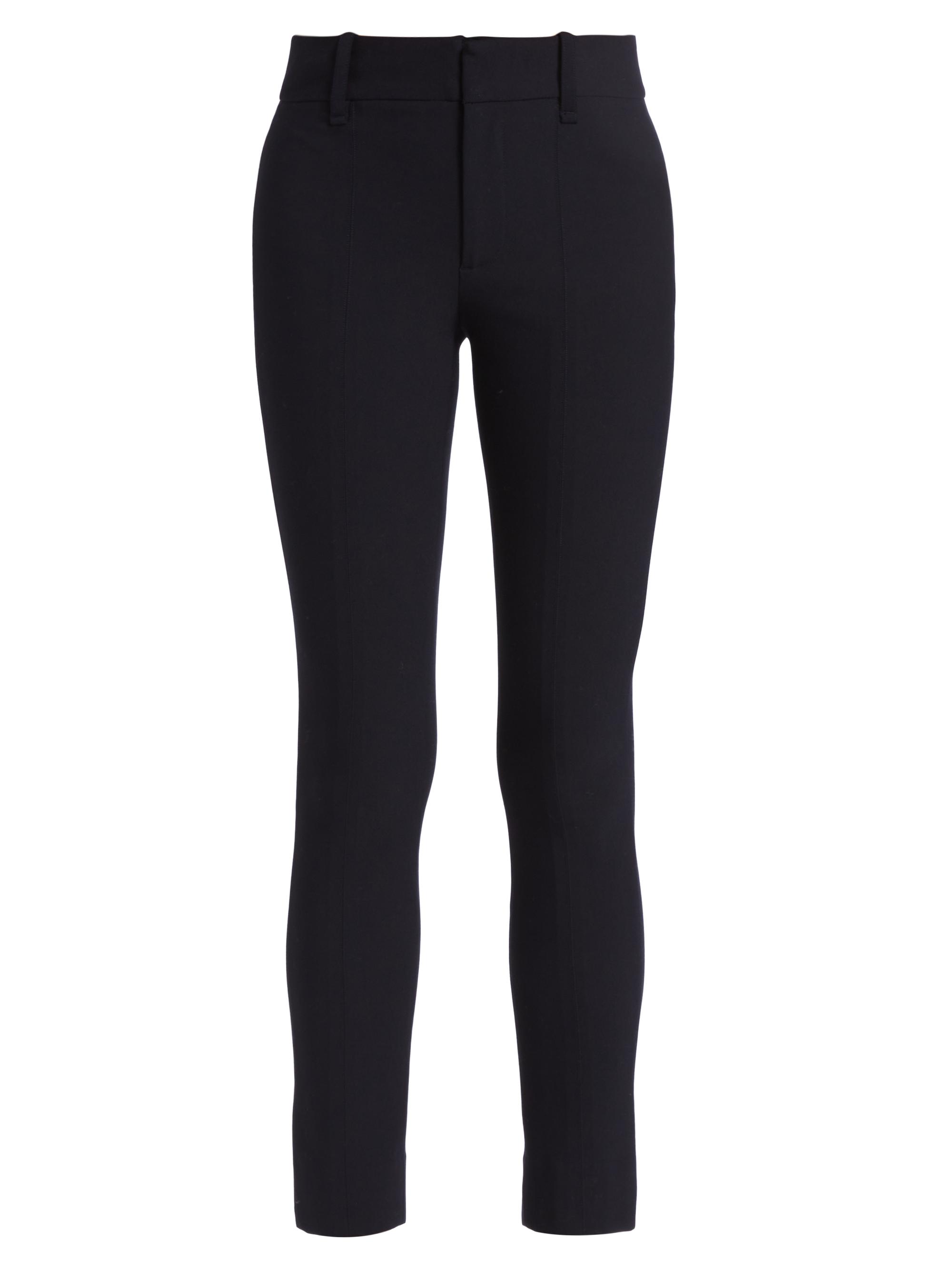 Vince Women's High-Waisted Ankle-Crop Cigarette Pants - Black