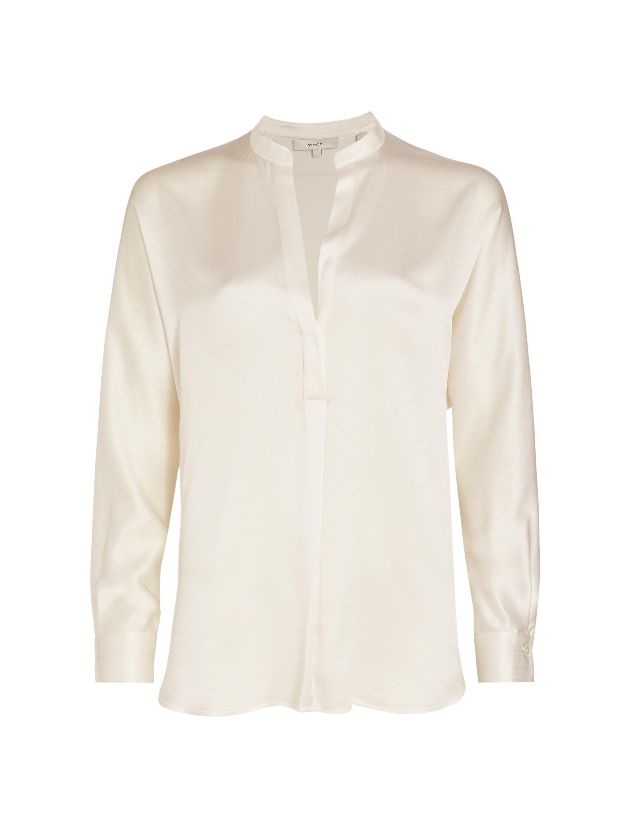 Vince Silk Long-Sleeve Blouse | Saks Fifth Avenue