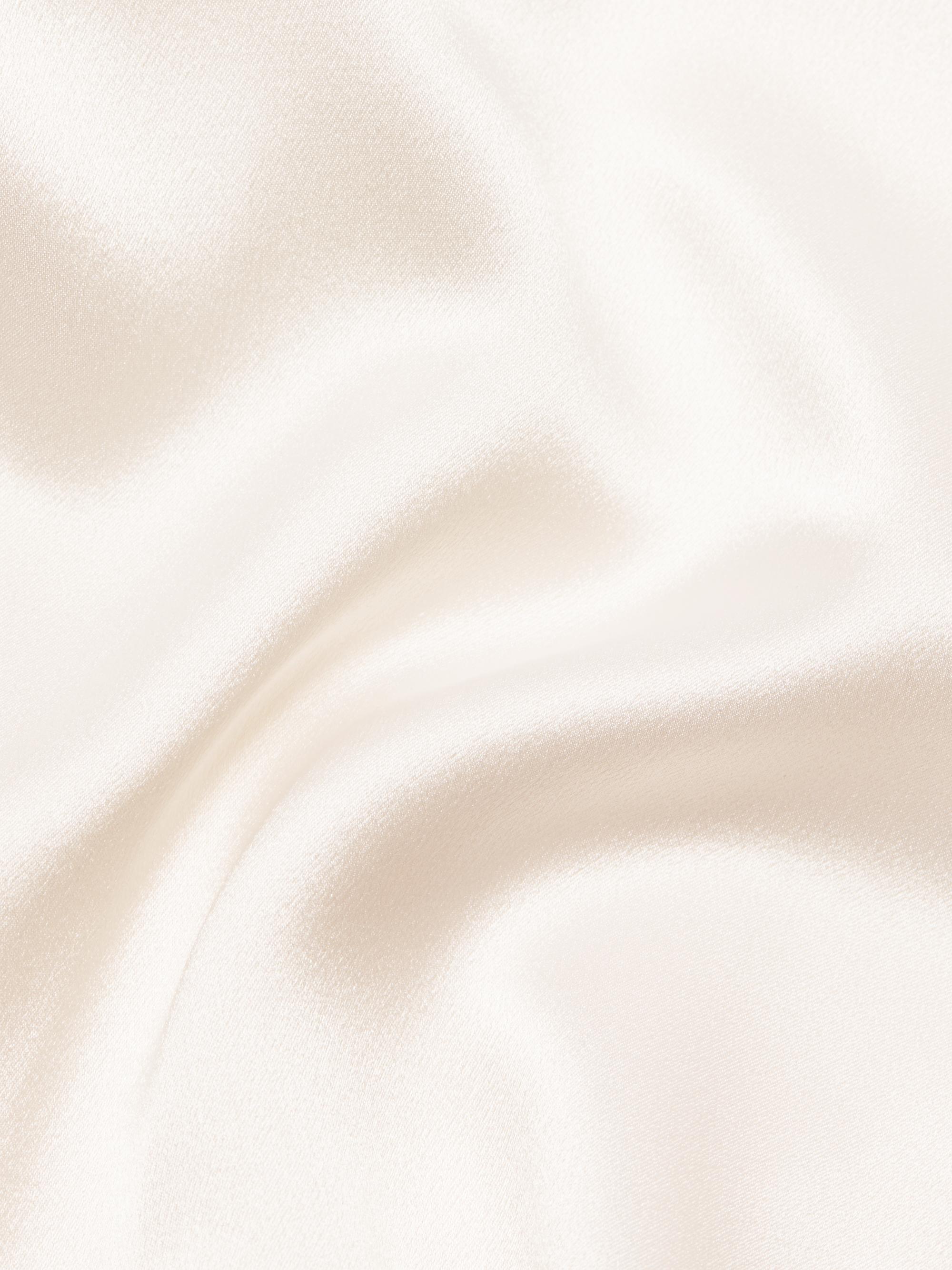 Vince Women's Silk Long-Sleeve Blouse - Optic White - Women's Clothing