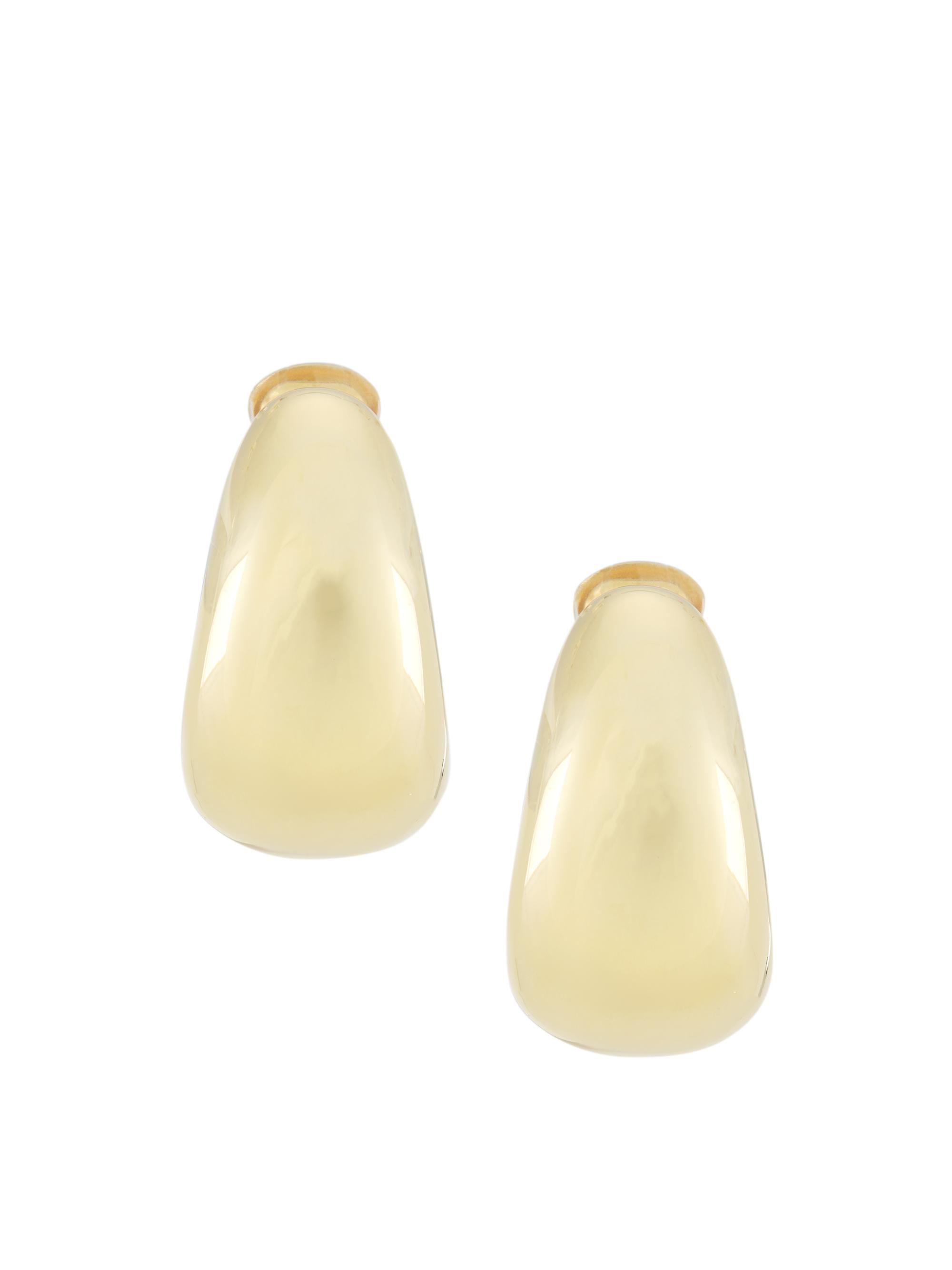 Kenneth Jay Lane Women's 18K-Gold-Plated Clip-On Drop Earrings - Polished Gold