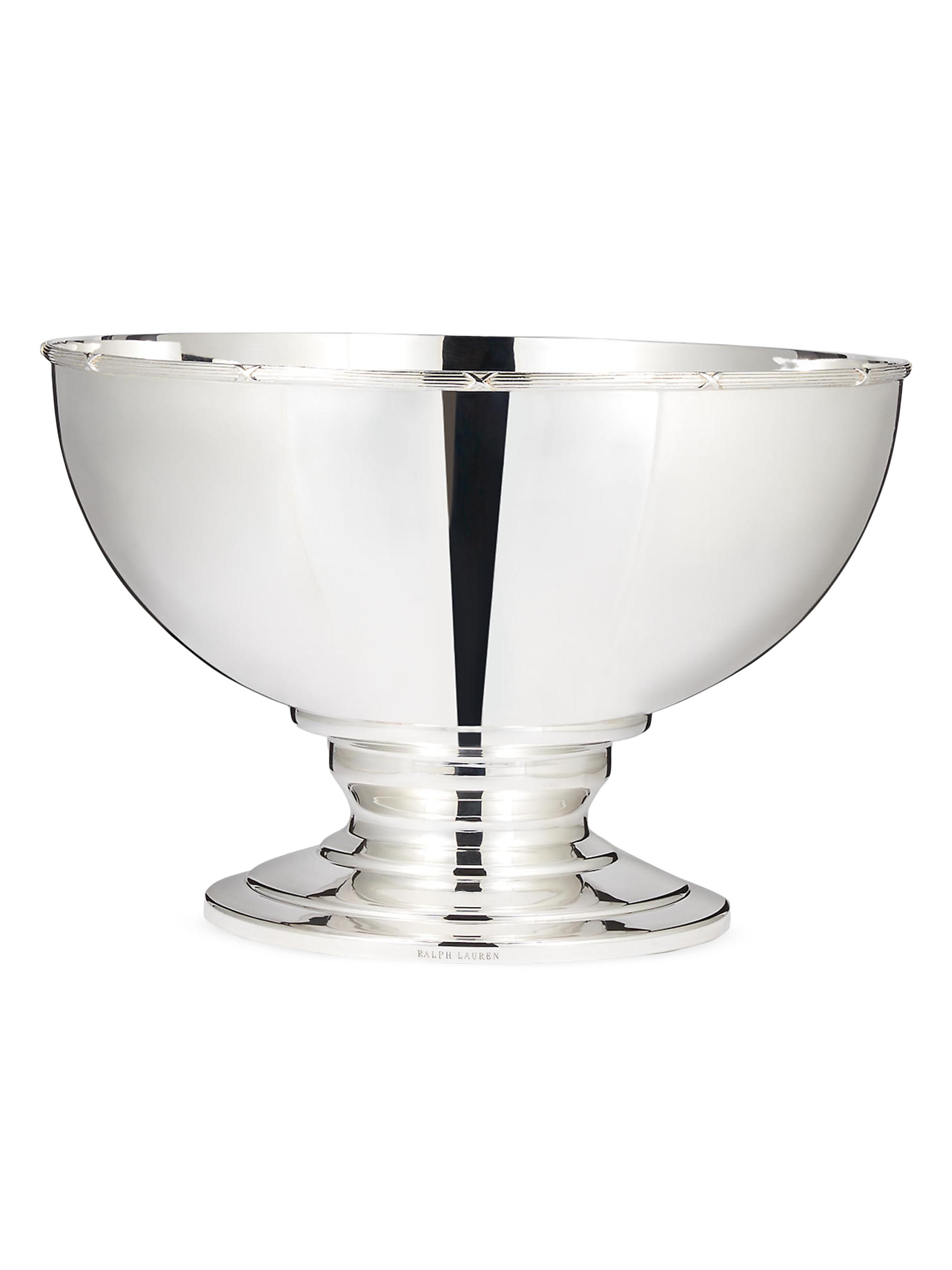 Ralph Lauren Brittingham Centerpiece Bowl - Silver