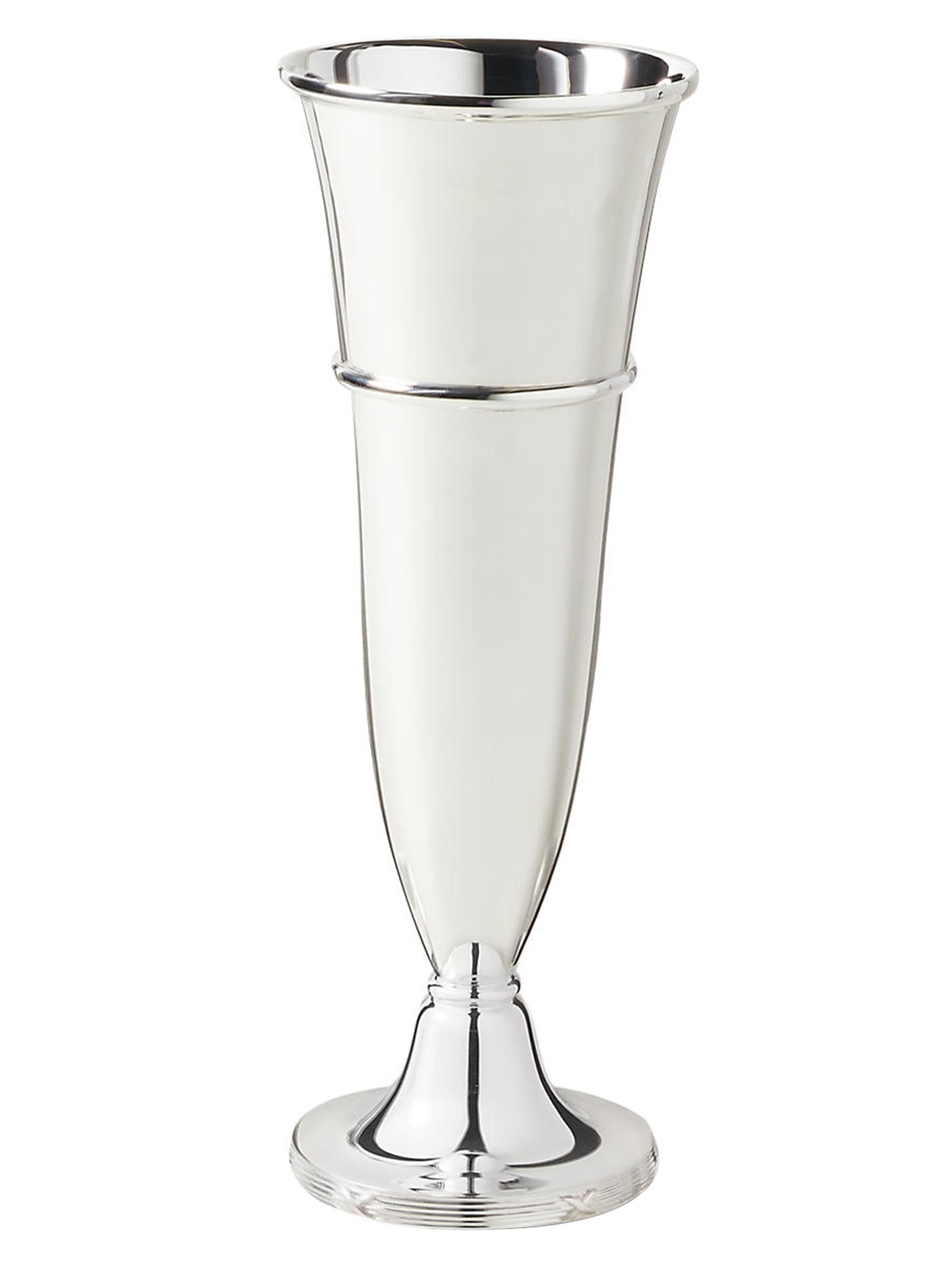 Ralph Lauren Brittingham Silver-Plated Vase - Silver