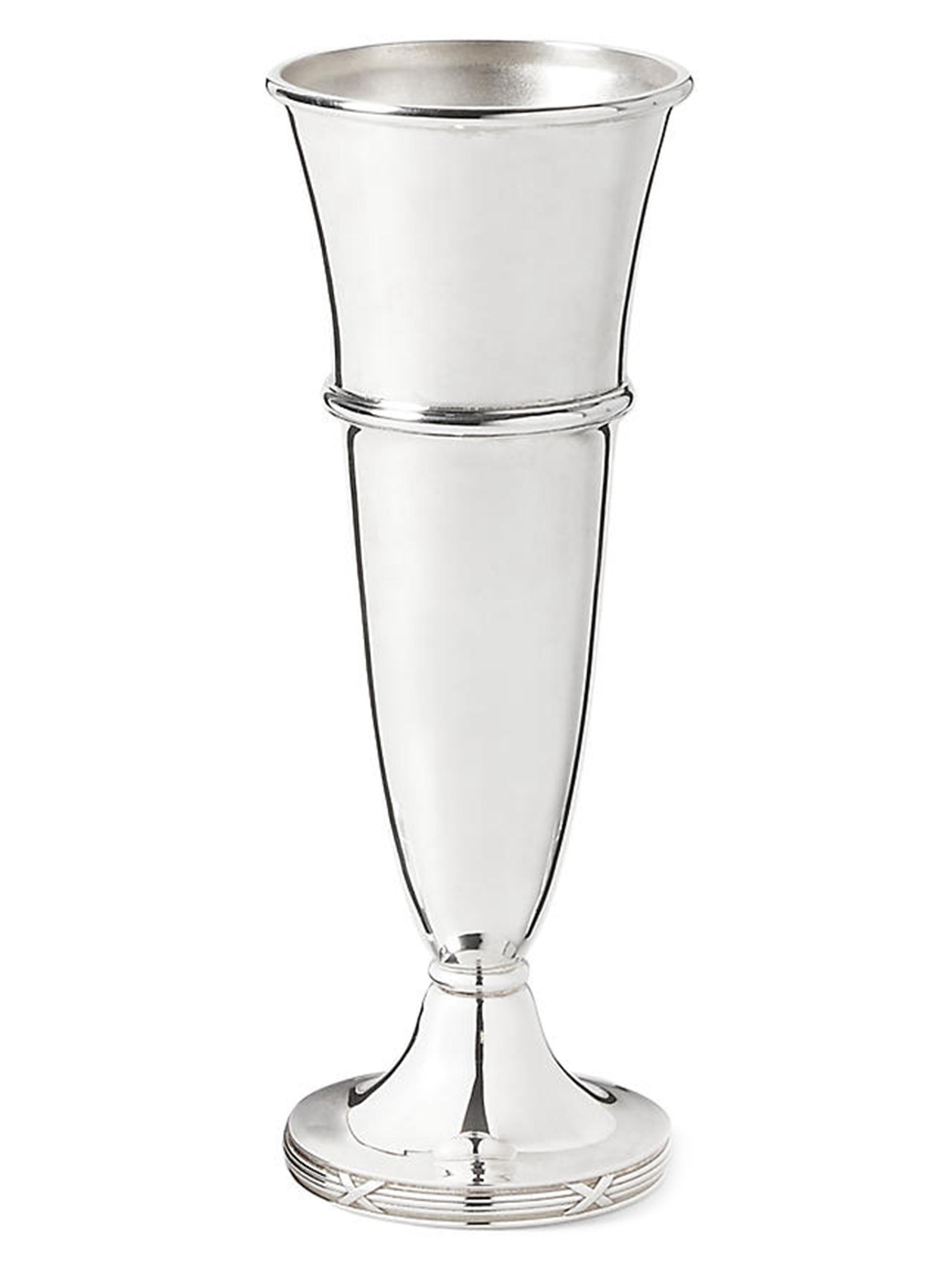 Ralph Lauren Brittingham Silver-Plated Vase - Silver