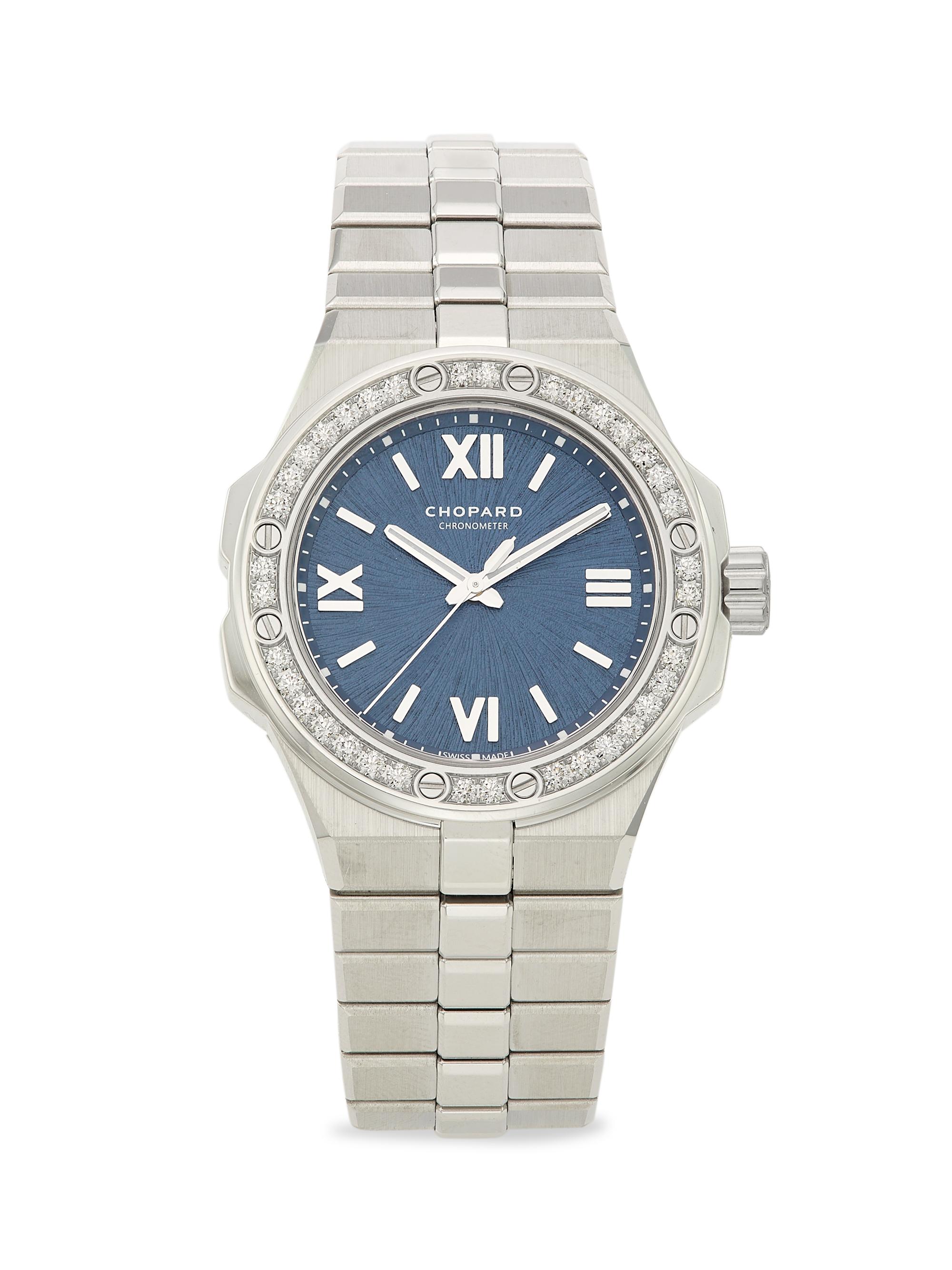 Chopard Women's Alpine Eagle Diamond & Stainless Steel Bracelet Watch - Steel