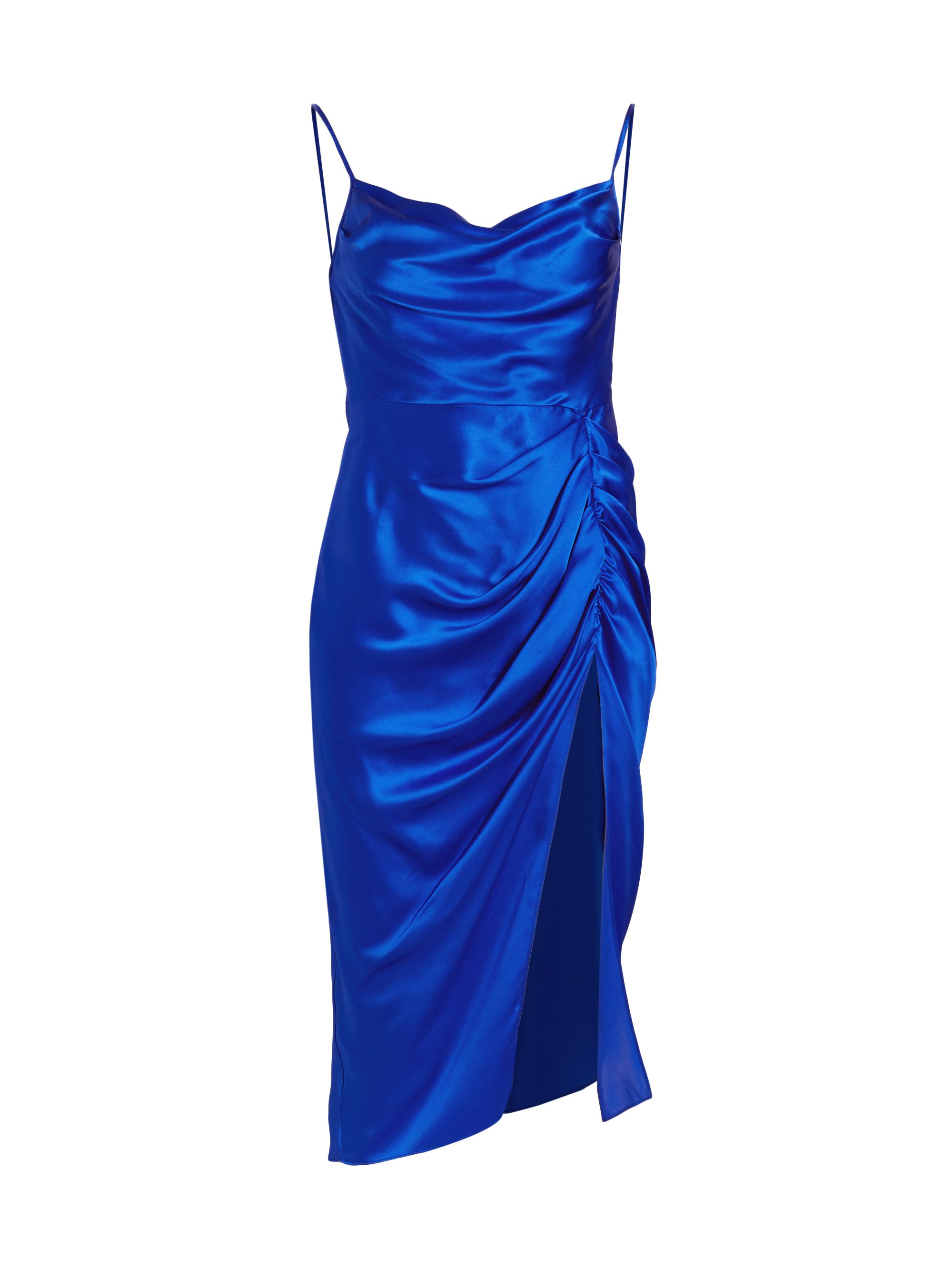 Amanda Uprichard Jasalina Ruched Silk Dress | Saks Fifth Avenue