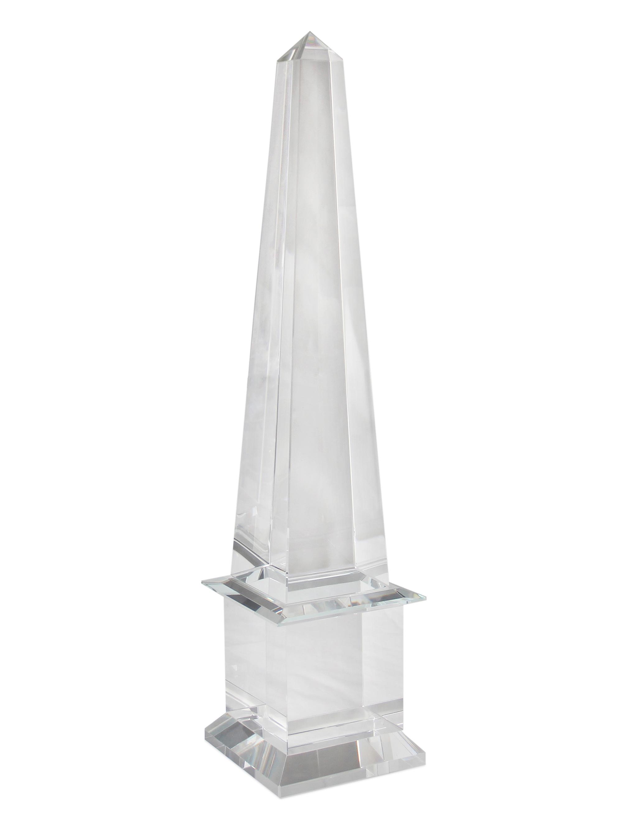 Winward Home Crystal Glass Finial - Clear