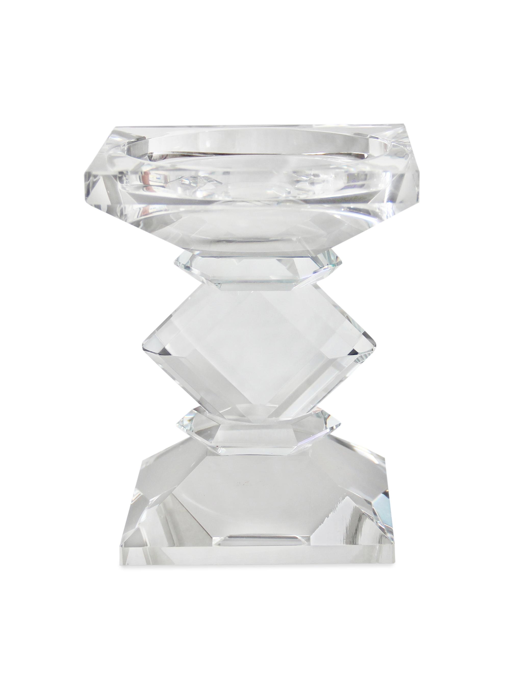 Winward Home Candle Sticks Crystal Candleholder - Clear