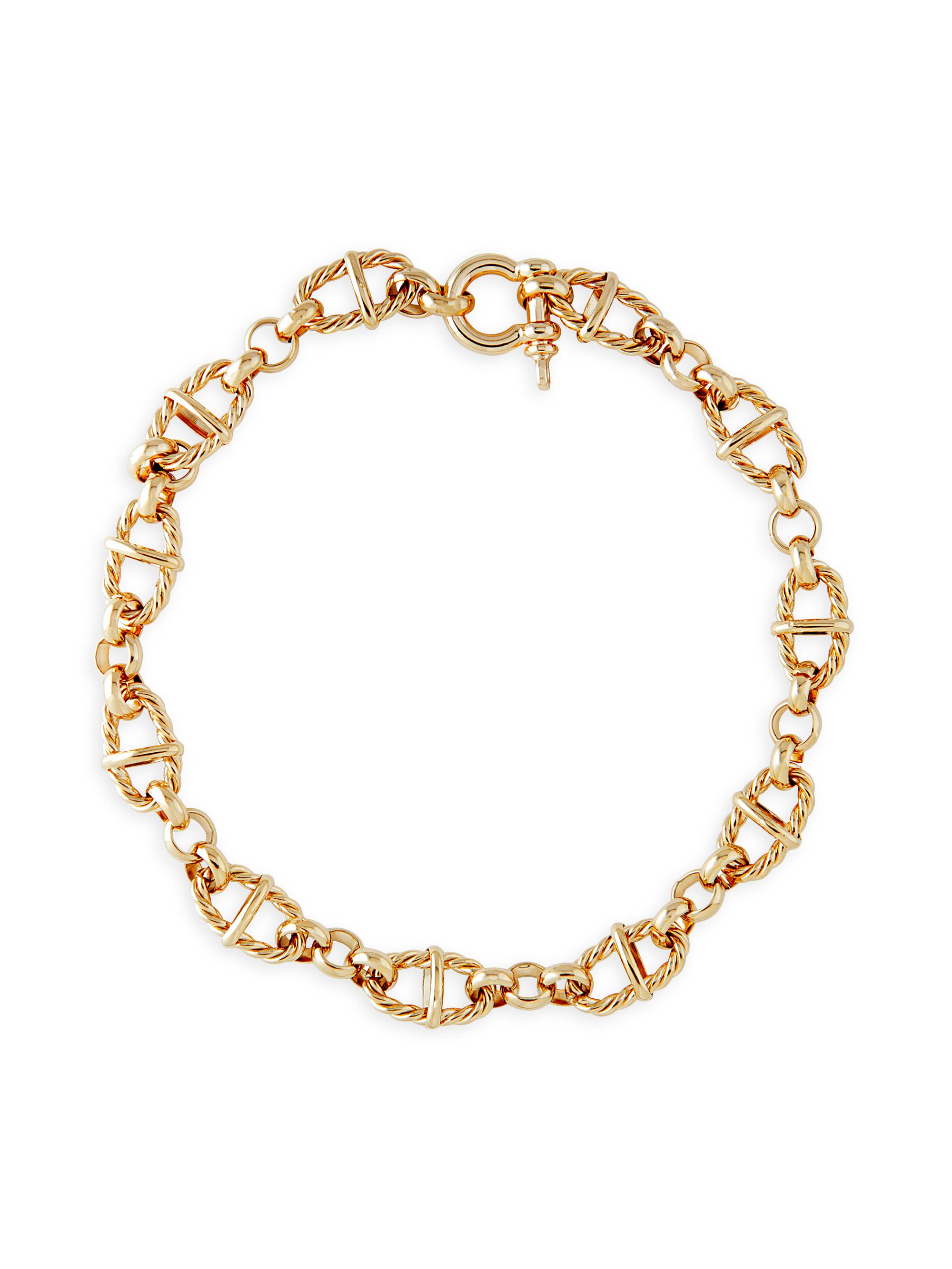 Martha Calvo Women's Cruise 14K-Gold-Plated Chain Necklace - Yellow Gold