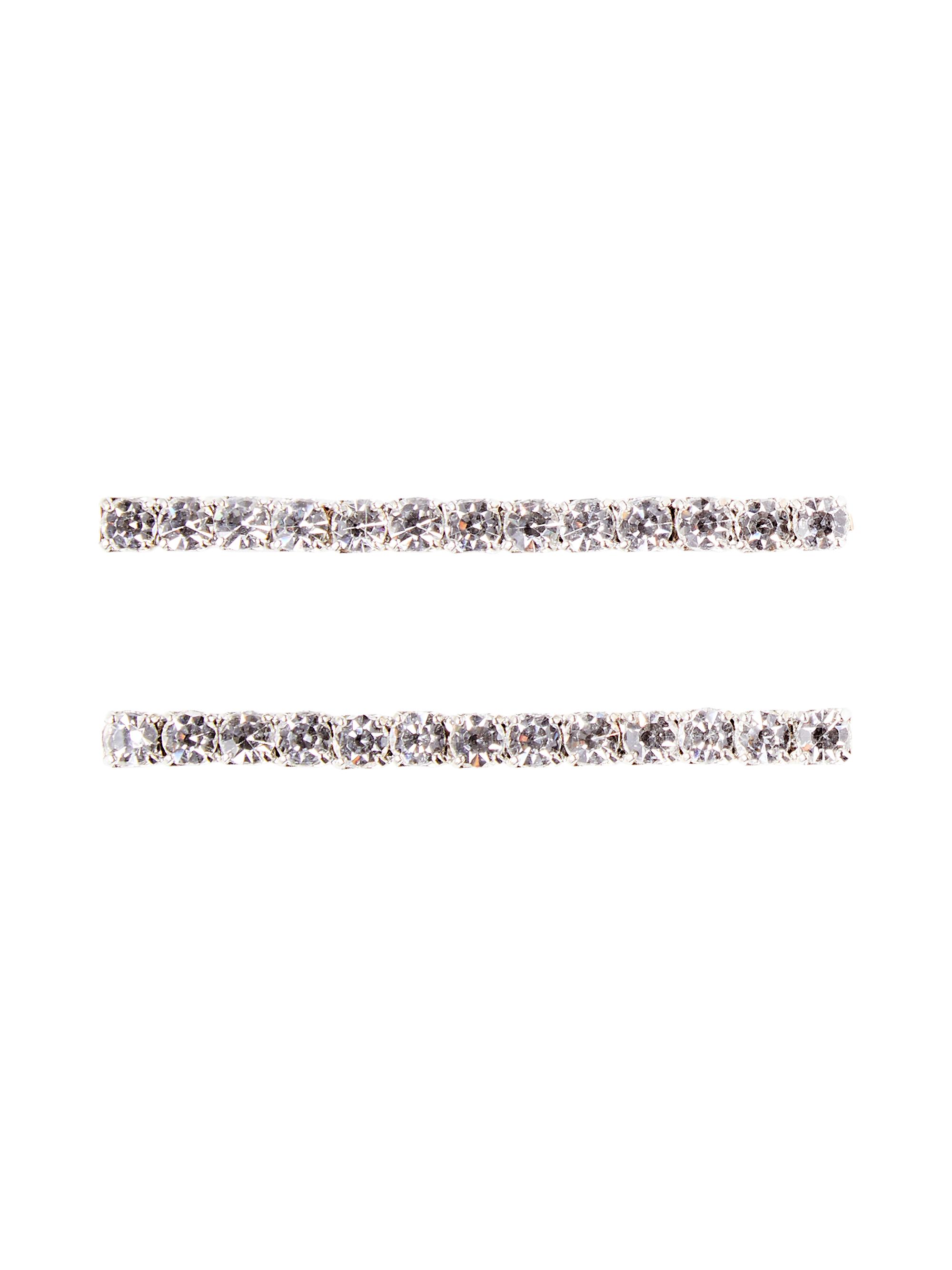 Jennifer Behr Women's Gwen 2-Piece Crystal Bobby Pin Set - Crystal