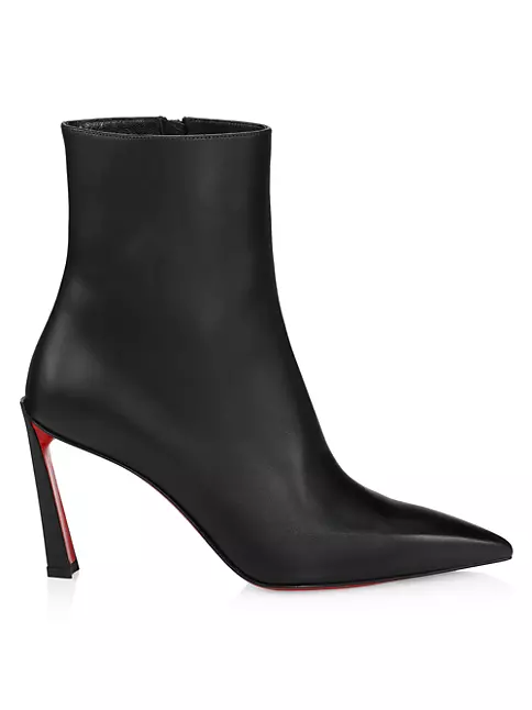 So kate booty leather ankle boots Christian Louboutin Black size