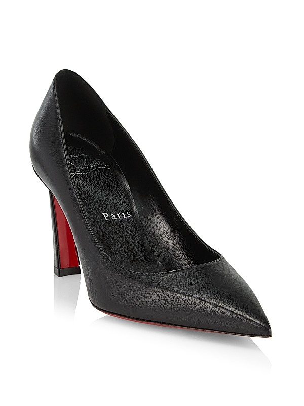Shop Christian Louboutin Condora 85 Leather Pumps | Saks Shop Christian Louboutin Condora 85 Leather Pumps | Saks