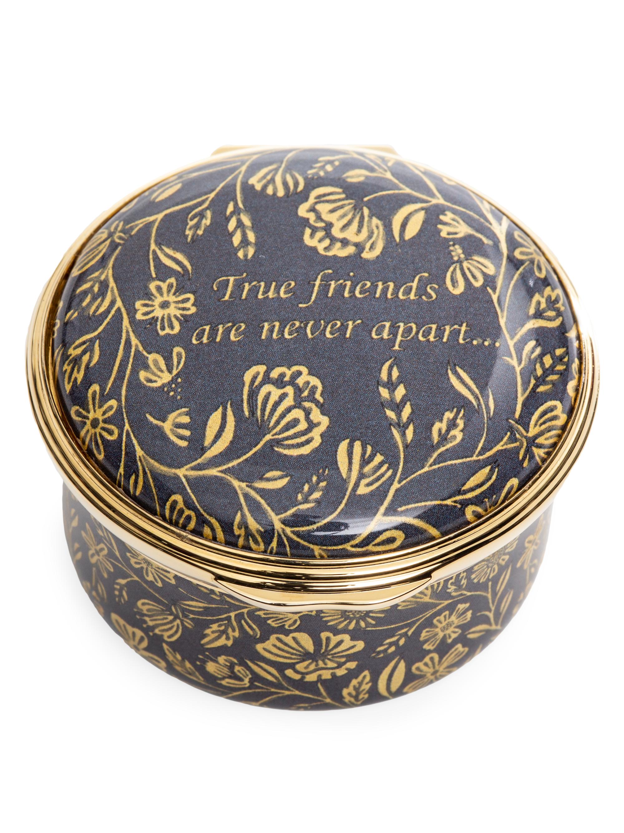 Halcyon Days True Friends Enamel Box