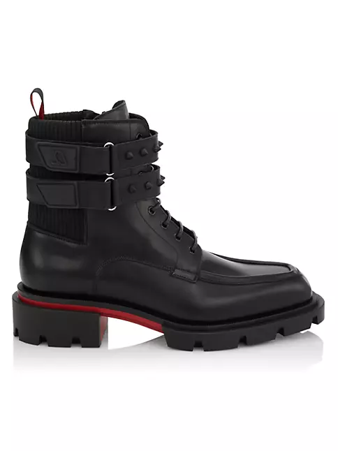 Women's luxury boots - Louboutin Olivia Snow ankle boots
