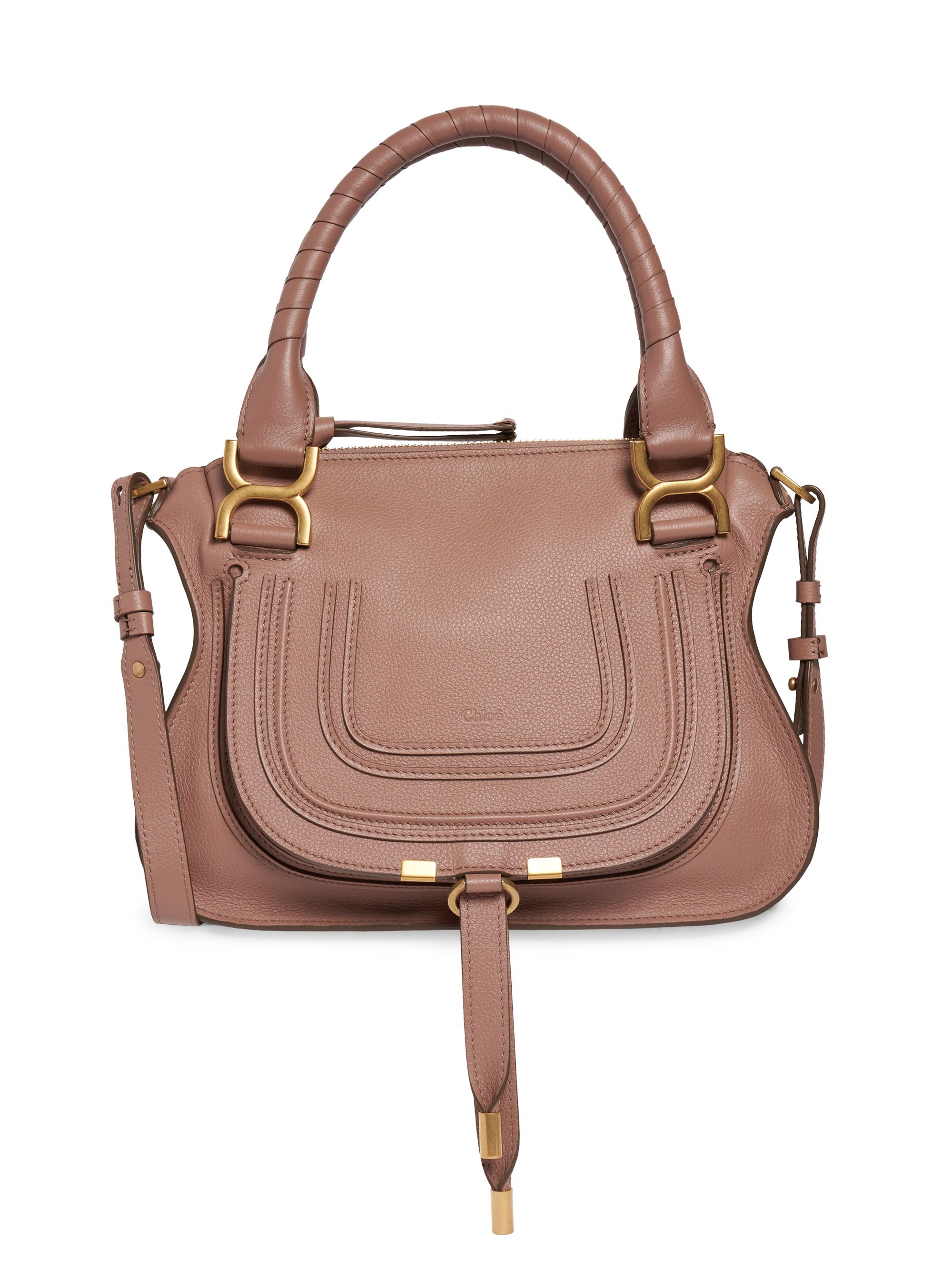 Chloé Women's  Marcie Leather Satchel - Woodrose