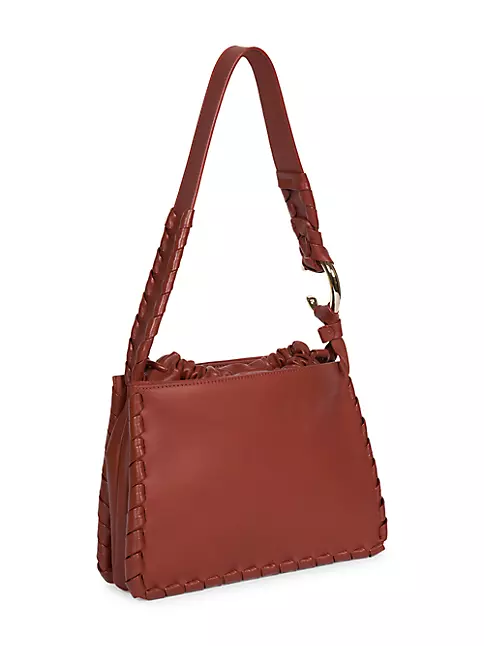 Mackenzie Brown Woven Leather Bag