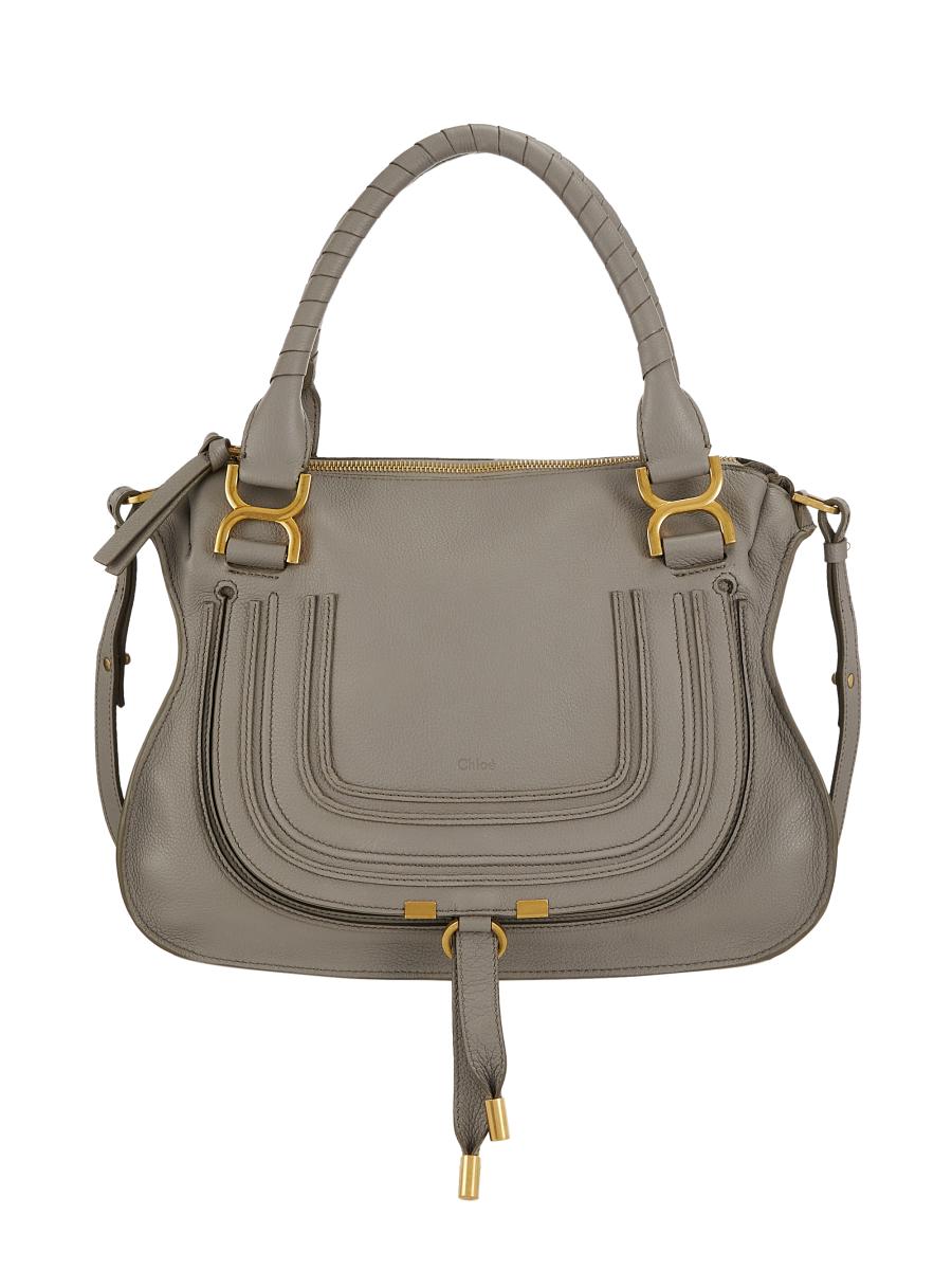 関税負担なし☆Chloe Marcie ラージ ダブルキャリーバッグ クロエ マーシー ラージダブルキャリーバッグ - メルカリ