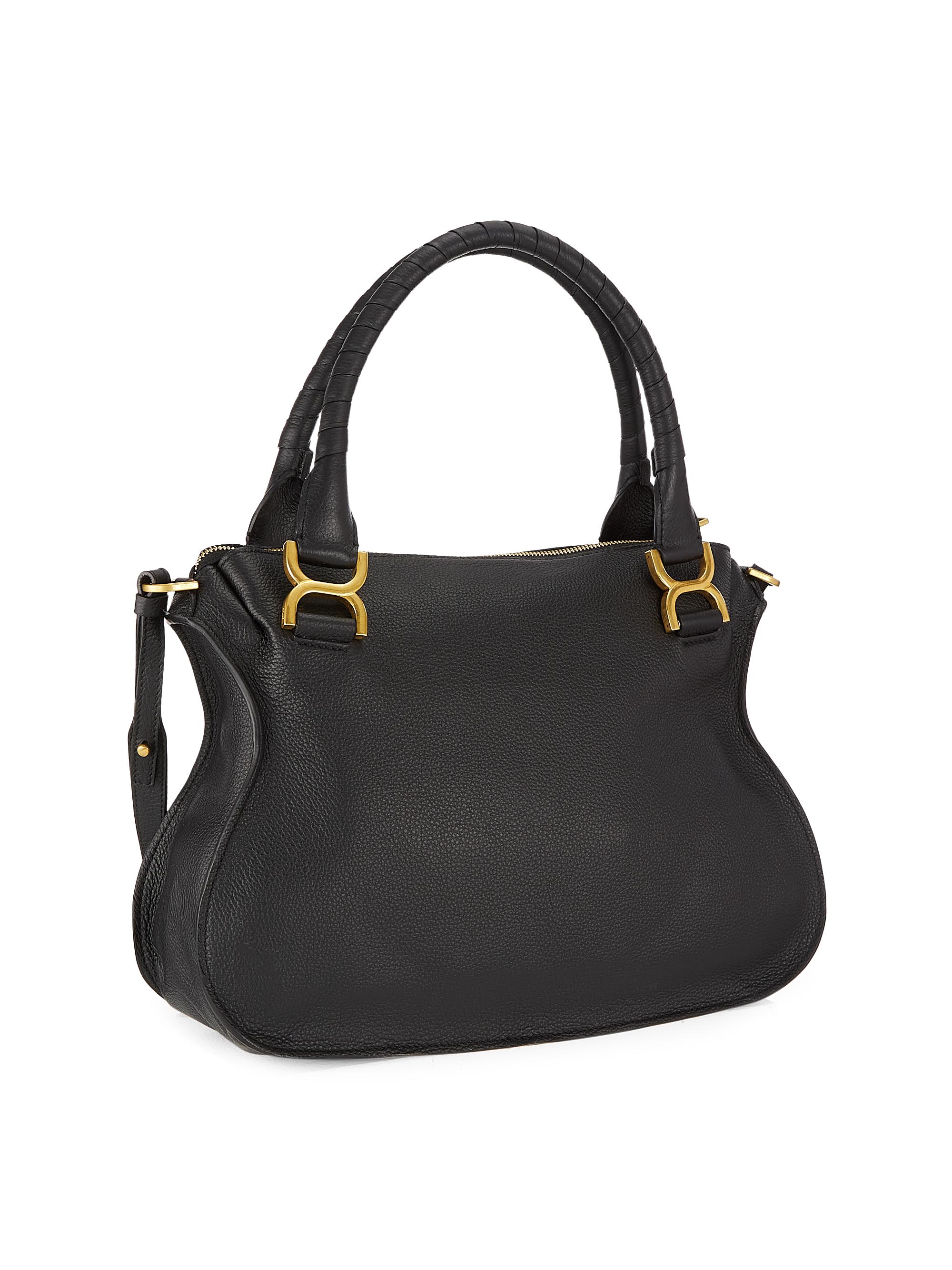 Chloé Medium Marcie Leather Double Carry Satchel | Saks Fifth Avenue
