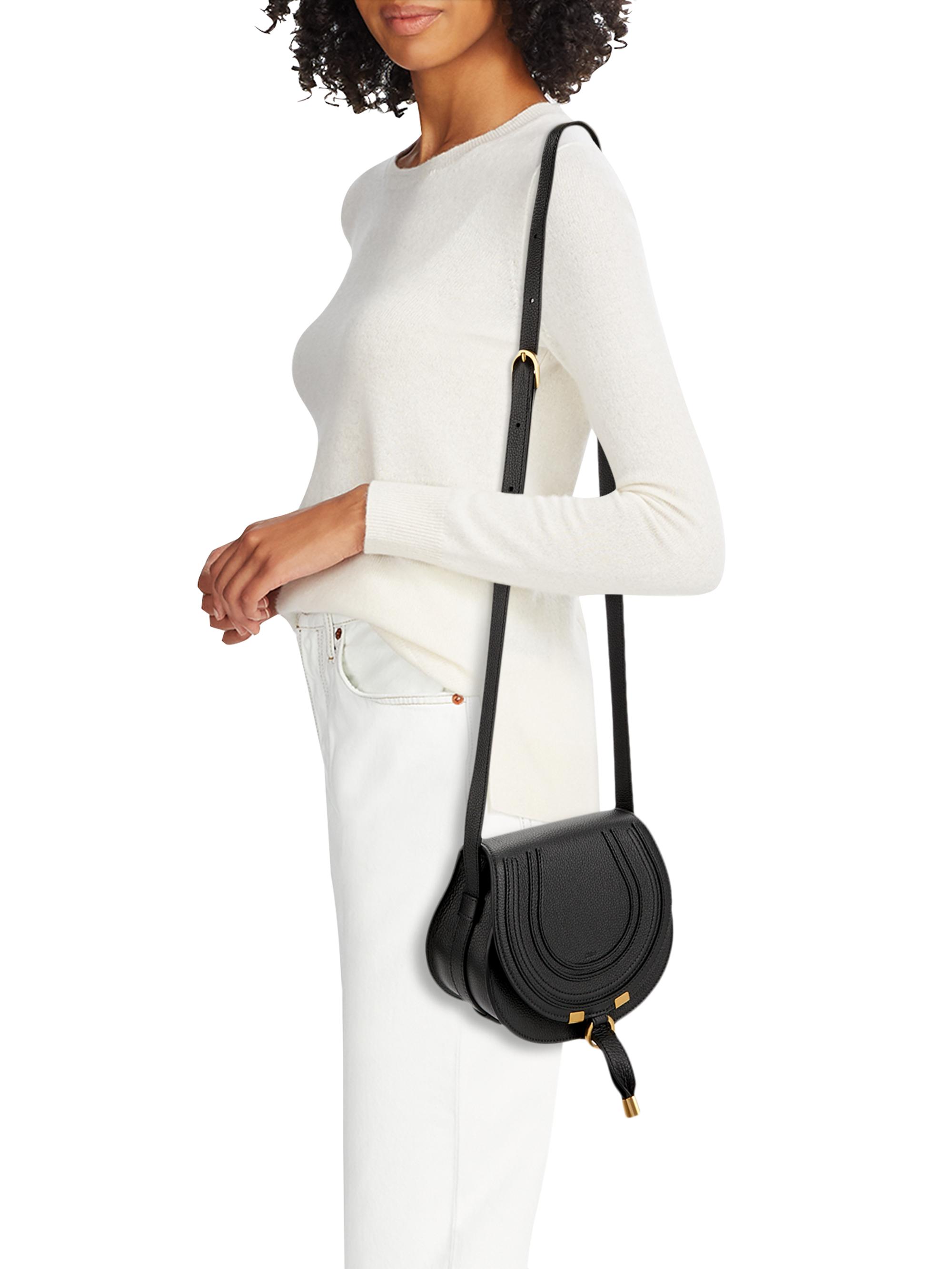 Chloé Mini Marcie Leather Saddle Bag Saks Fifth Avenue