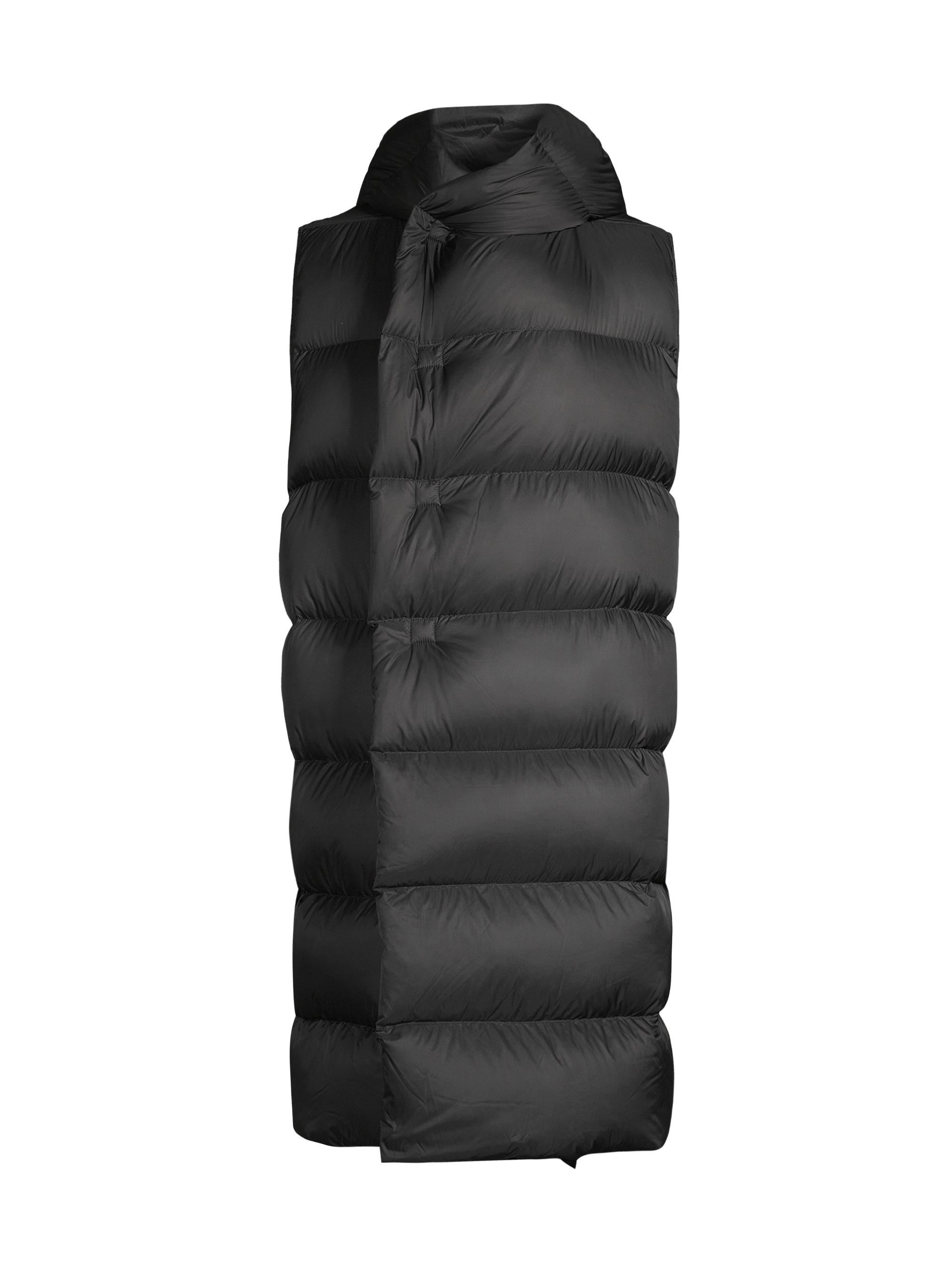 Rick Owens Men's Hooded Puffer Vest - Black