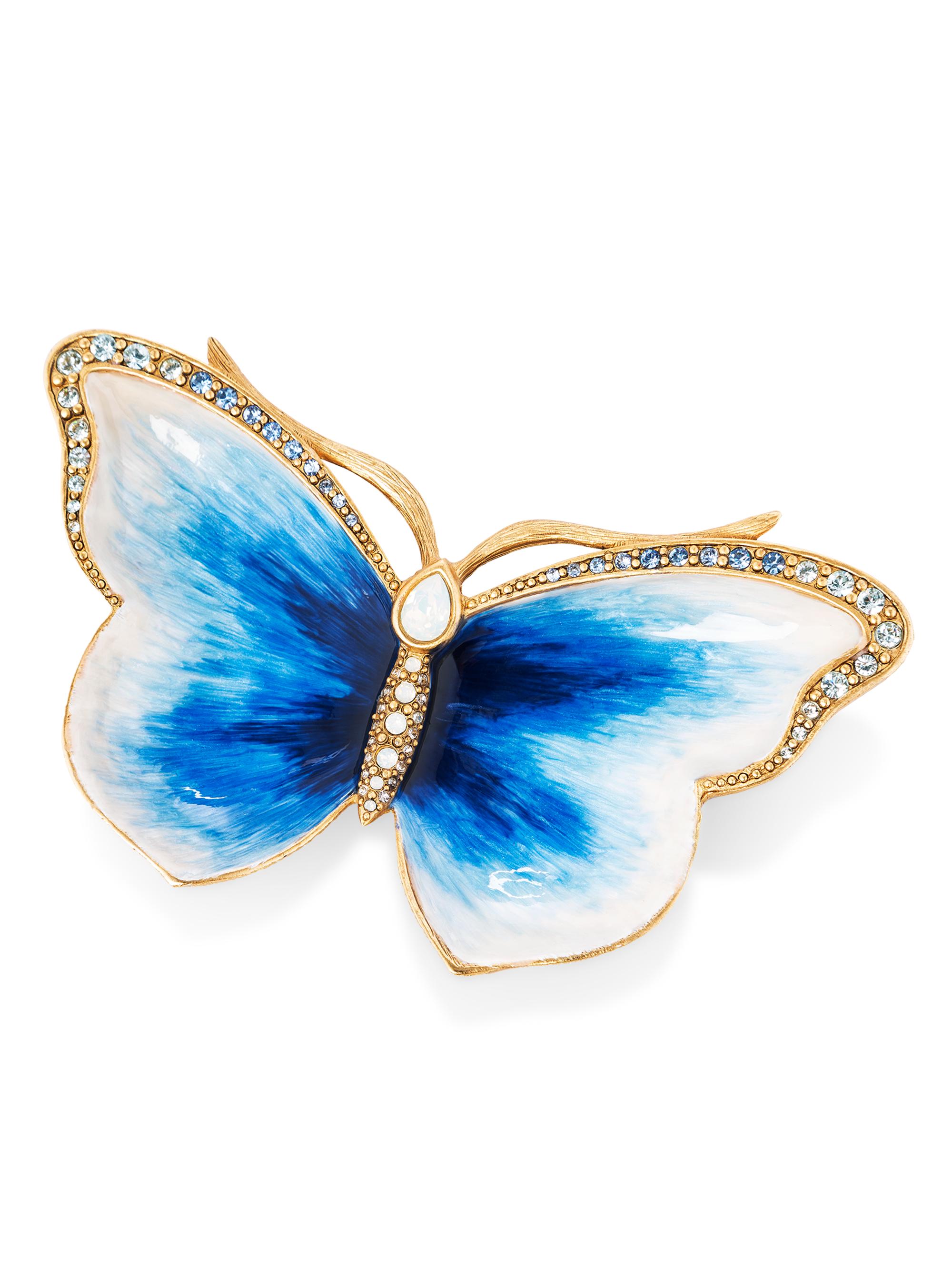 Jay Strongwater Juliet Butterfly Trinket Tray