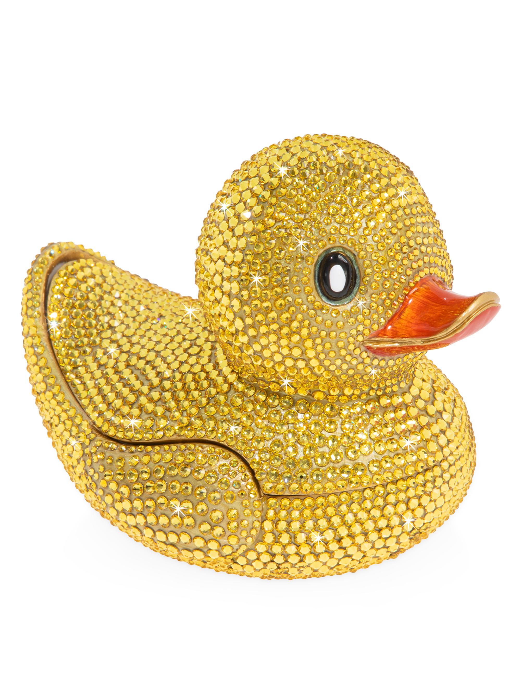 Jay Strongwater Pavé Rubber Ducky Box