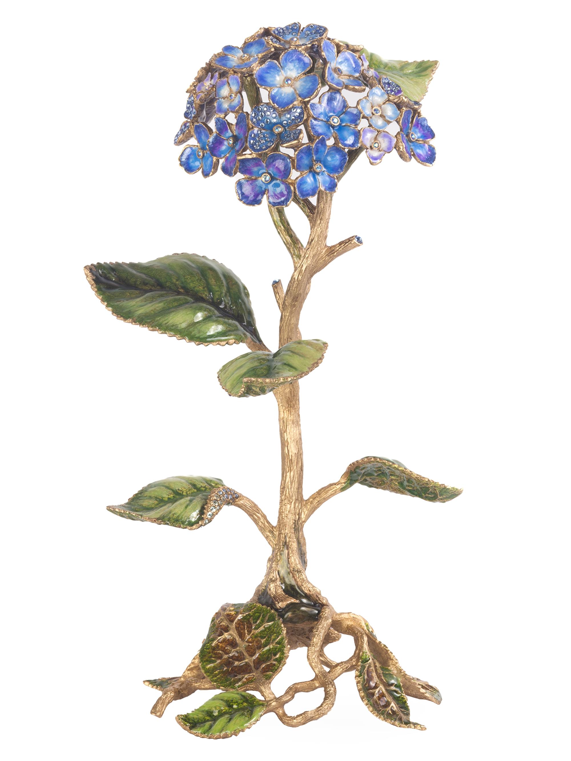 Jay Strongwater Nori Enamel Hydrangea