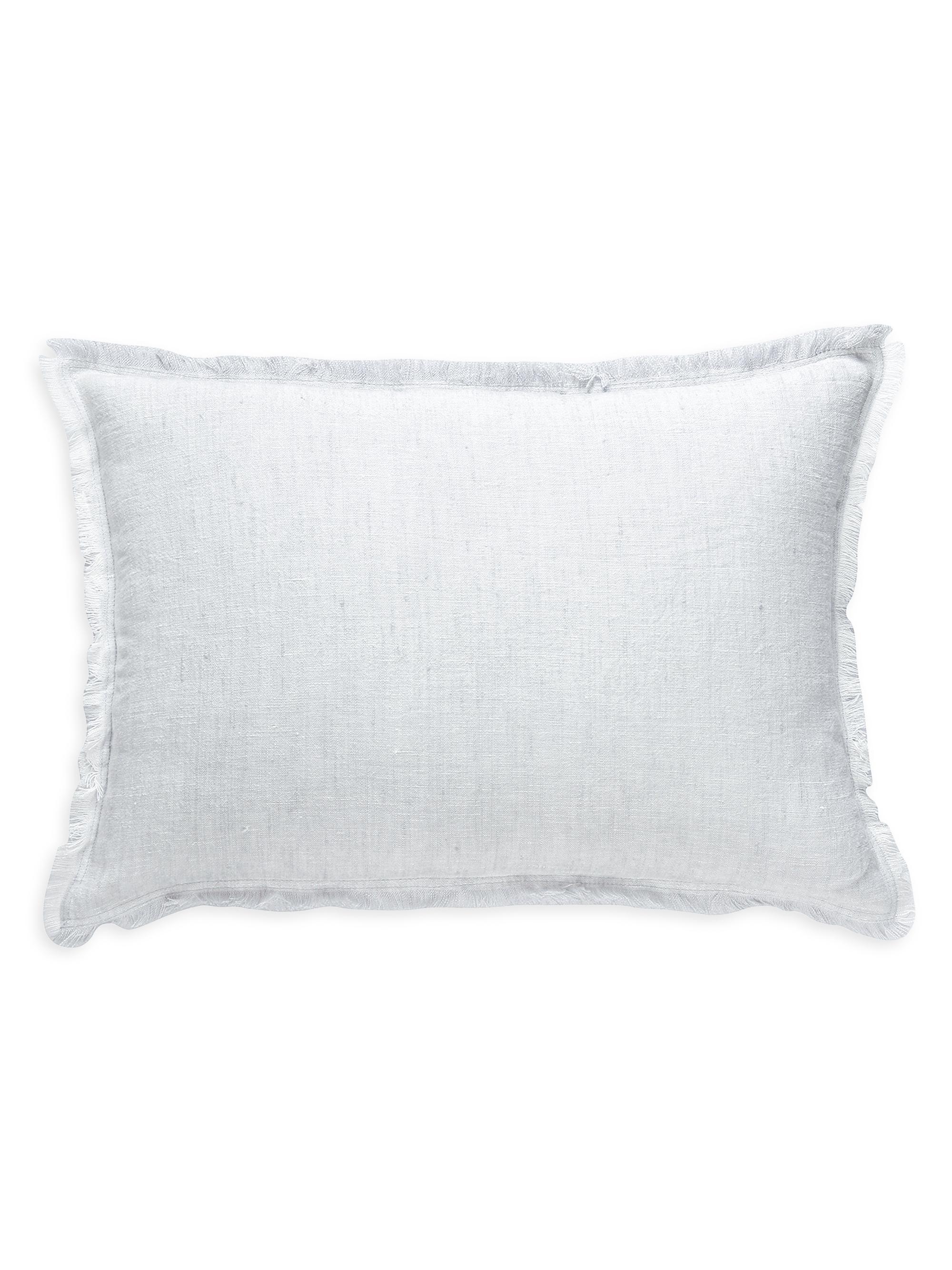 Anaya So Soft Linen Crossdye Down Pillow - Grey