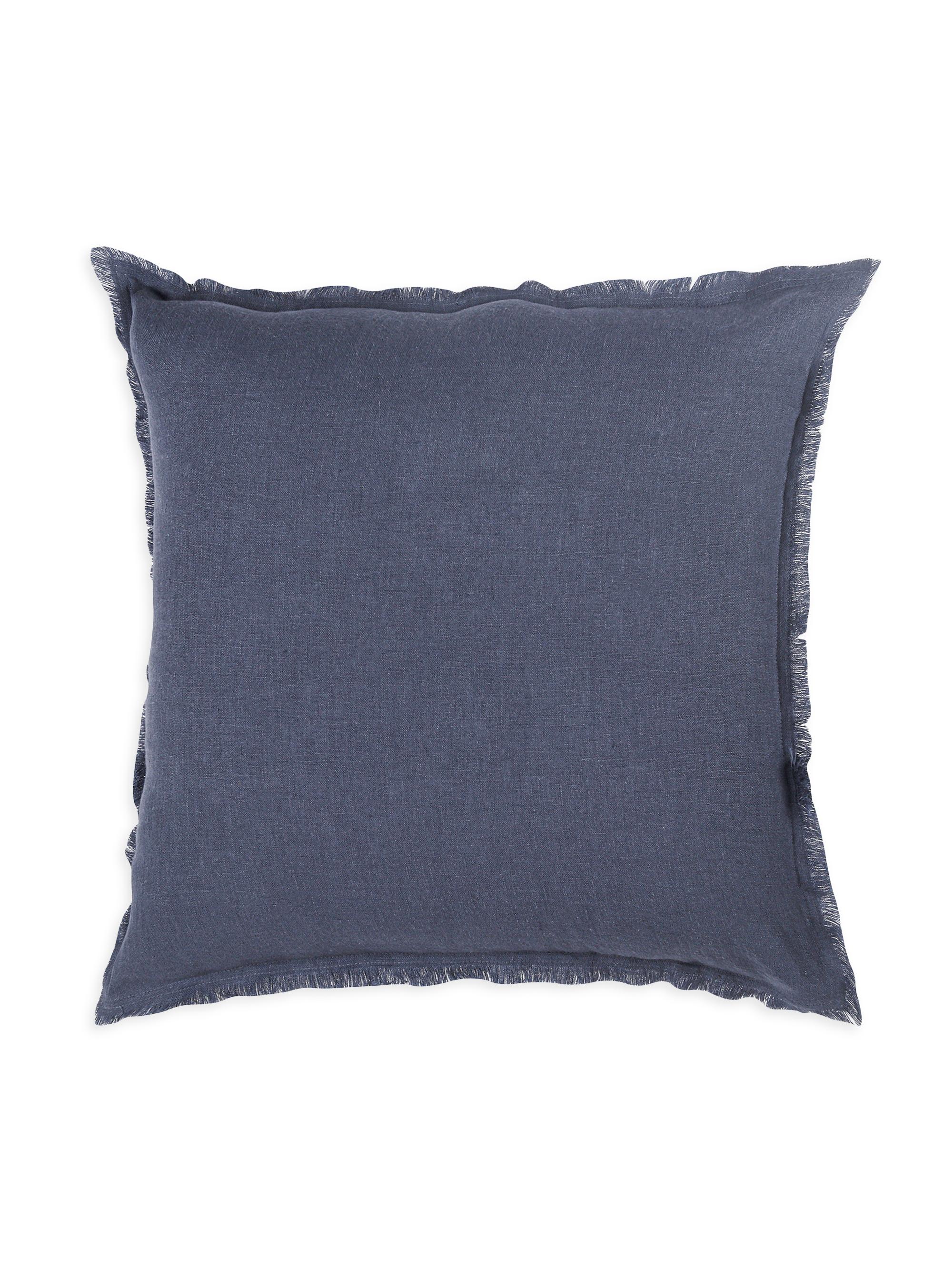 Anaya So Soft Linen Pillow - Navy Blue