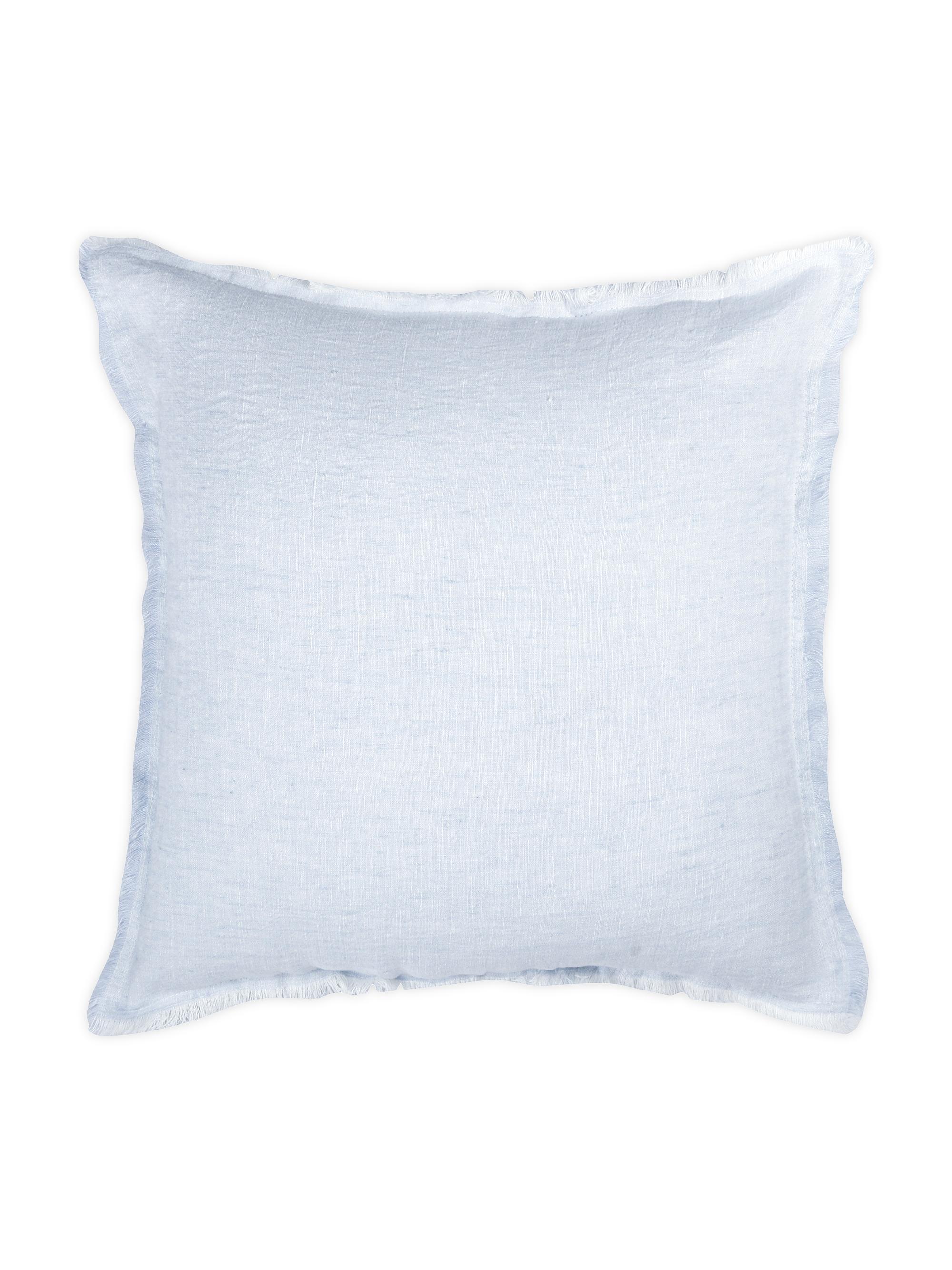 Anaya So Soft Linen Crossdye Down Pillow - Light Blue