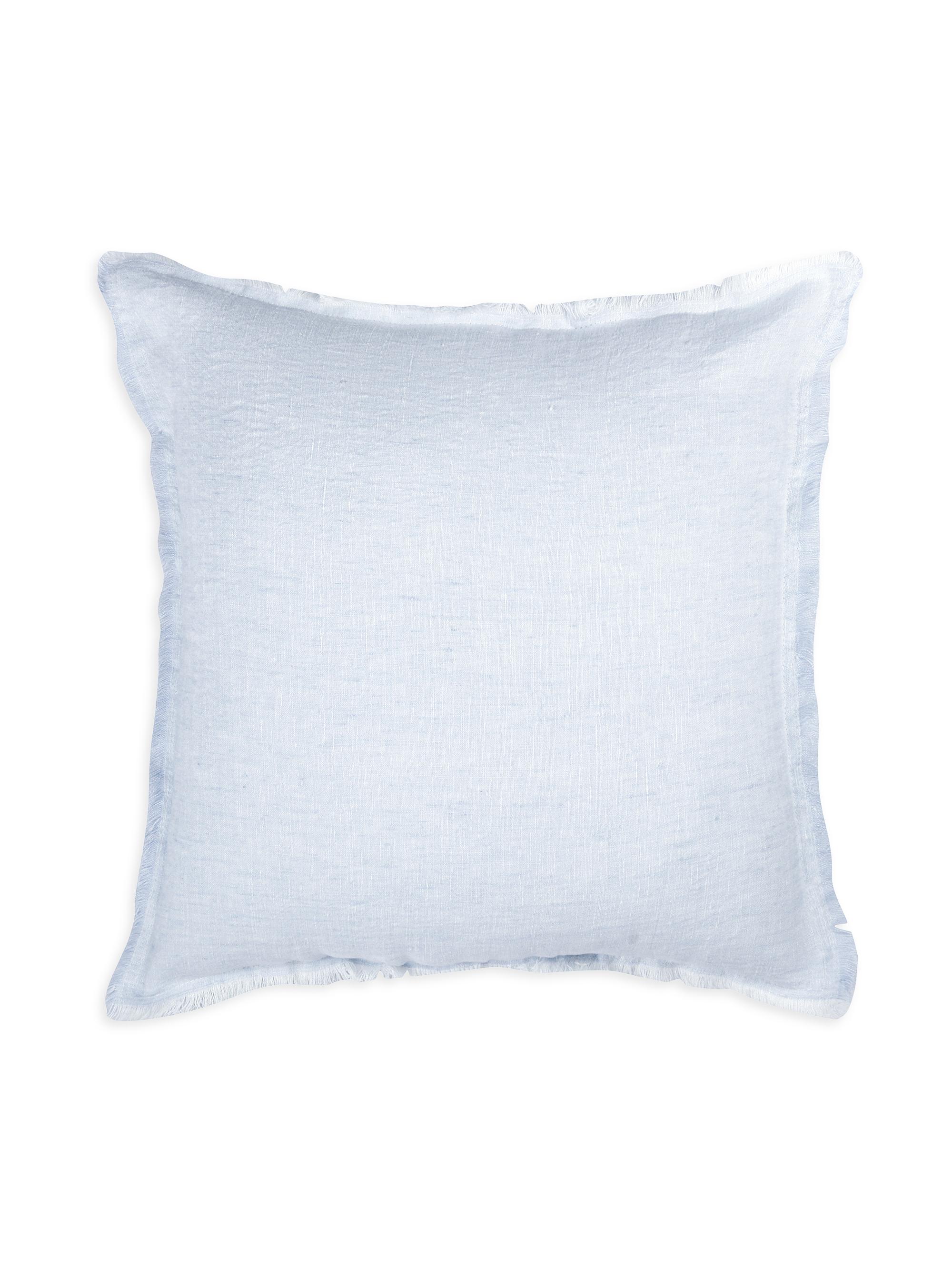 Anaya So Soft Linen Crossdye Down Pillow - Light Blue