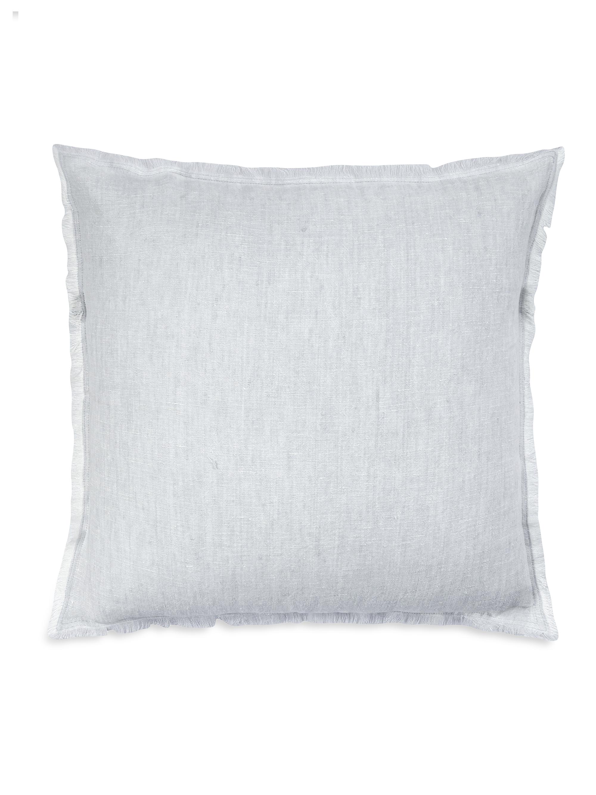 Anaya So Soft Linen Crossdye Down Pillow - Grey