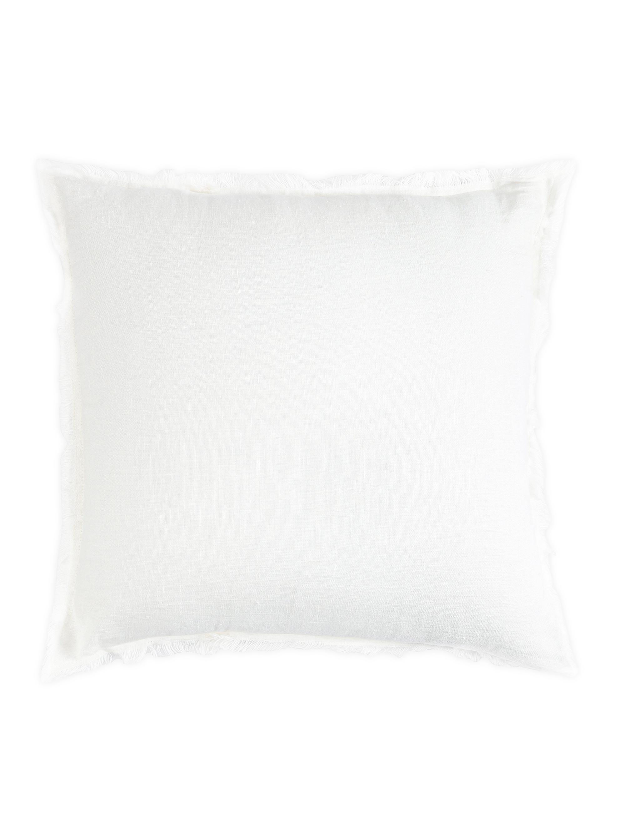 Anaya So Soft Linen Pillow - White