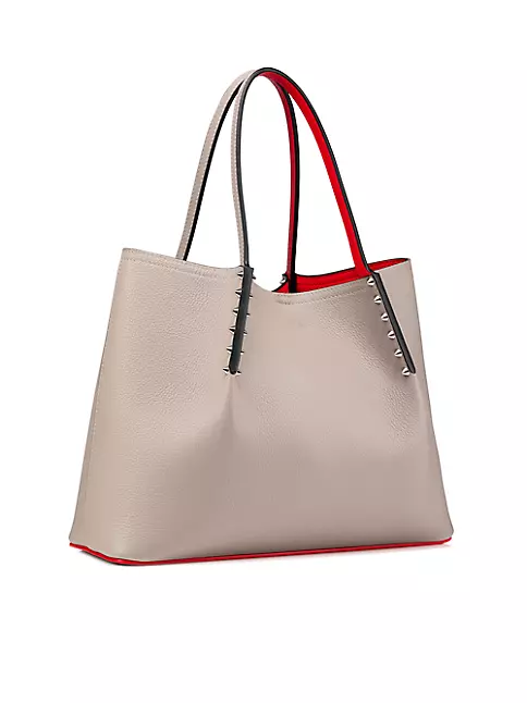 By My Side small - Tote bag - Grained calf leather - Black - Christian  Louboutin