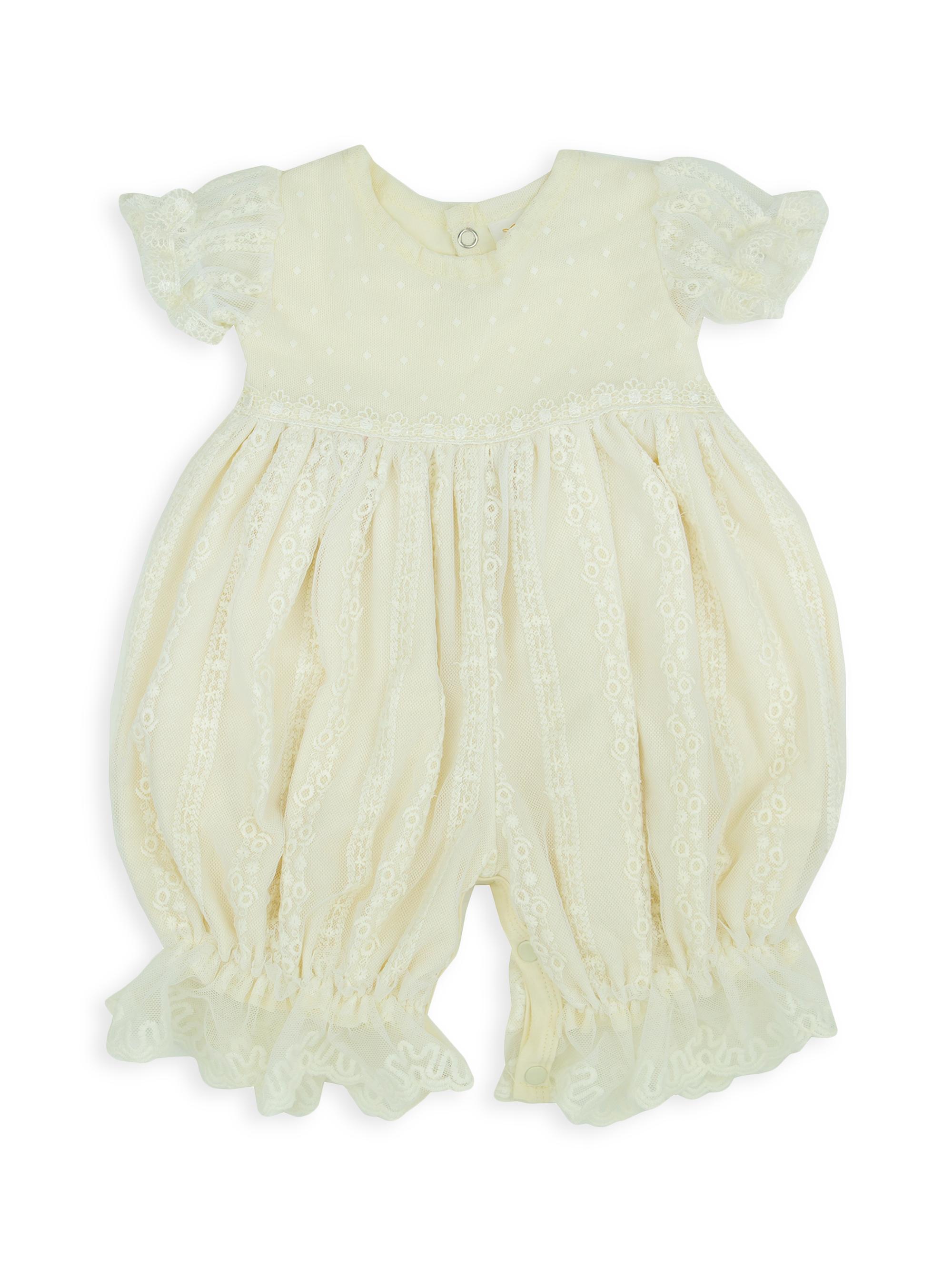 Haute Baby Baby Girl's Mary Catherine Bubble Coveralls -  24 Months