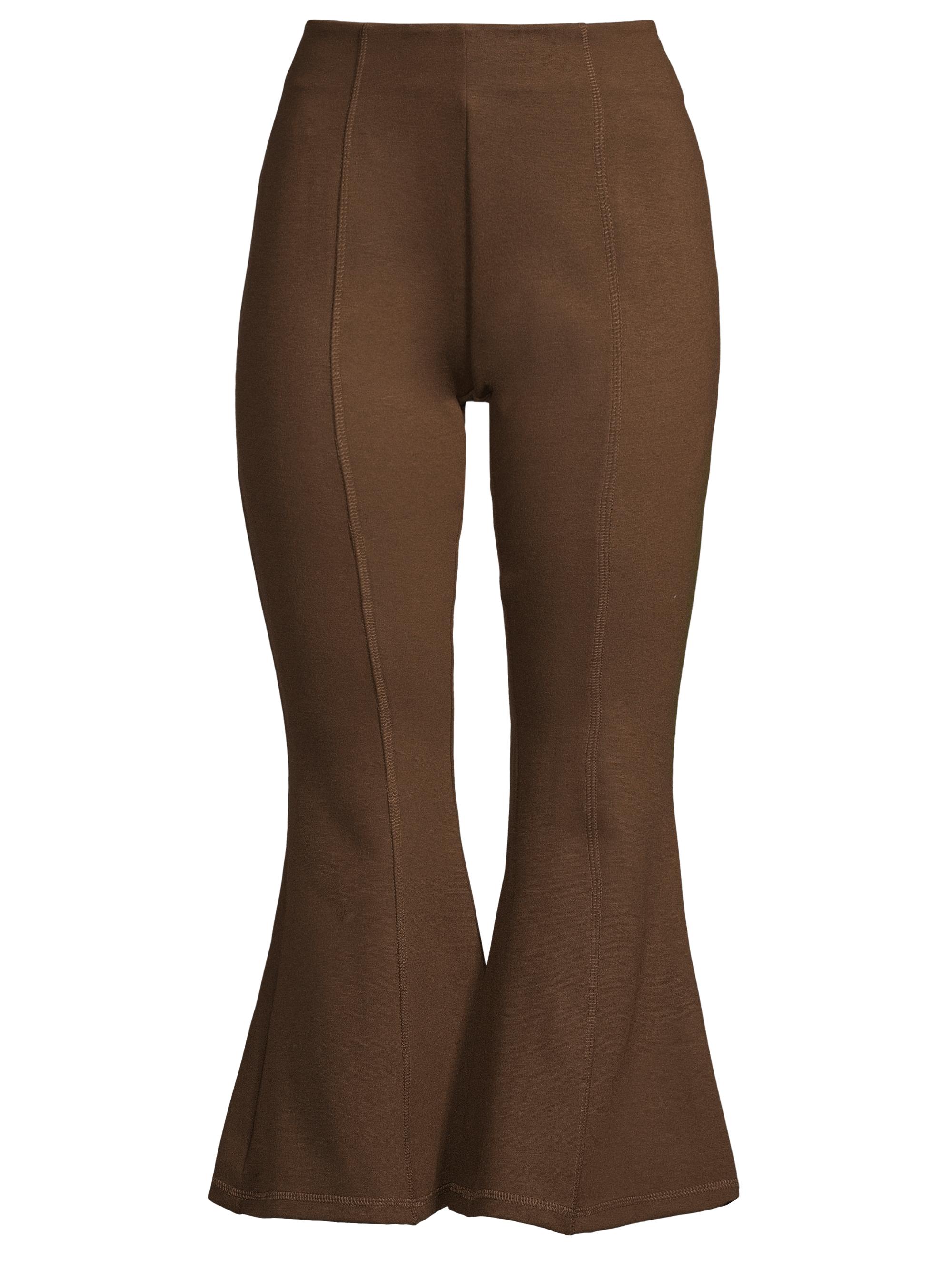 Undra Celeste Women's Unapologetic Presence Bell Bottom Pants - Coco Brown