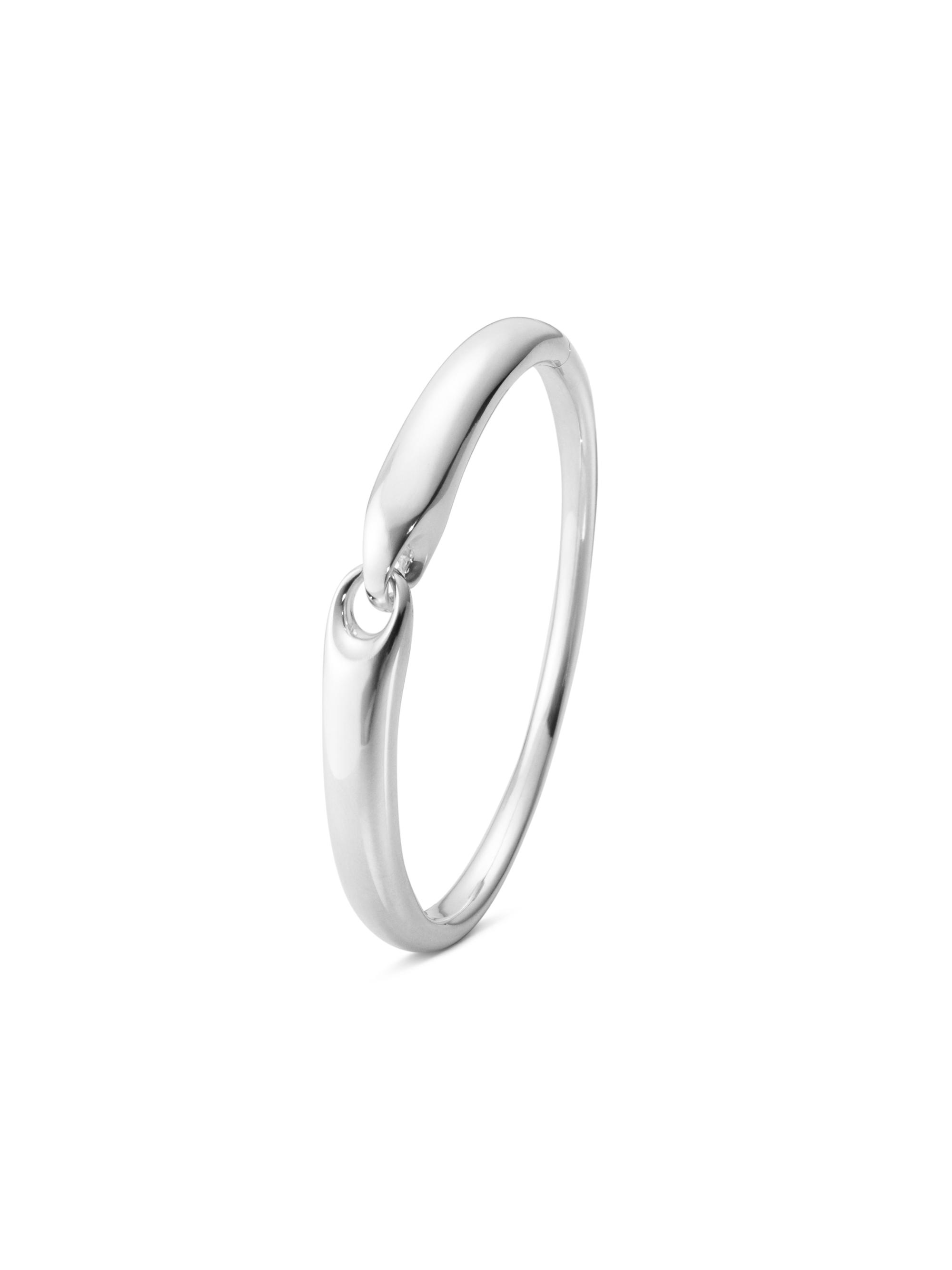 Georg Jensen Women's Reflect Sterling Silver Small Hinged Bangle - Silver