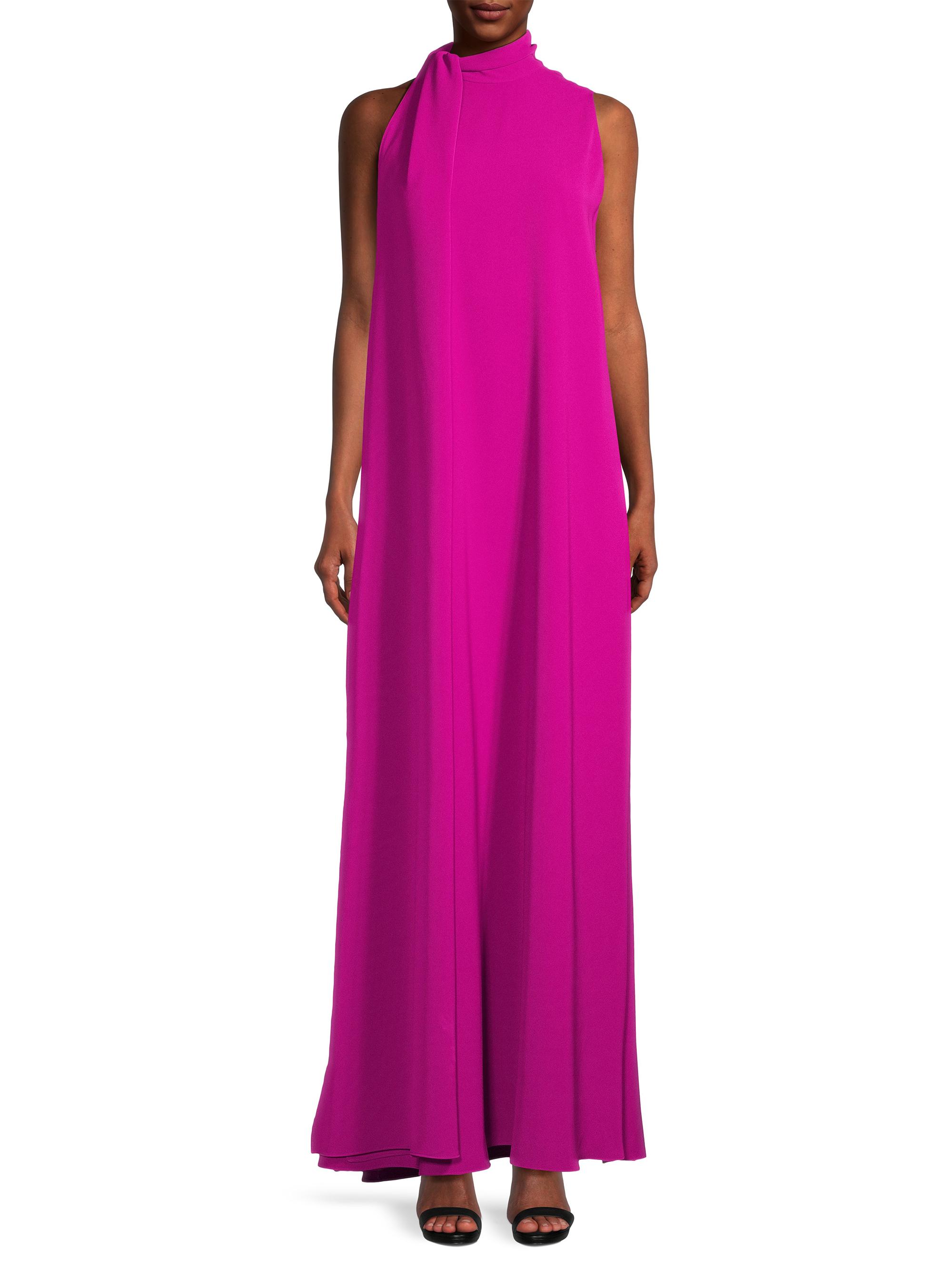black halo henna halter crepe satin maxi dress Black Halo Erwen Satin Crepe Halterneck Gown