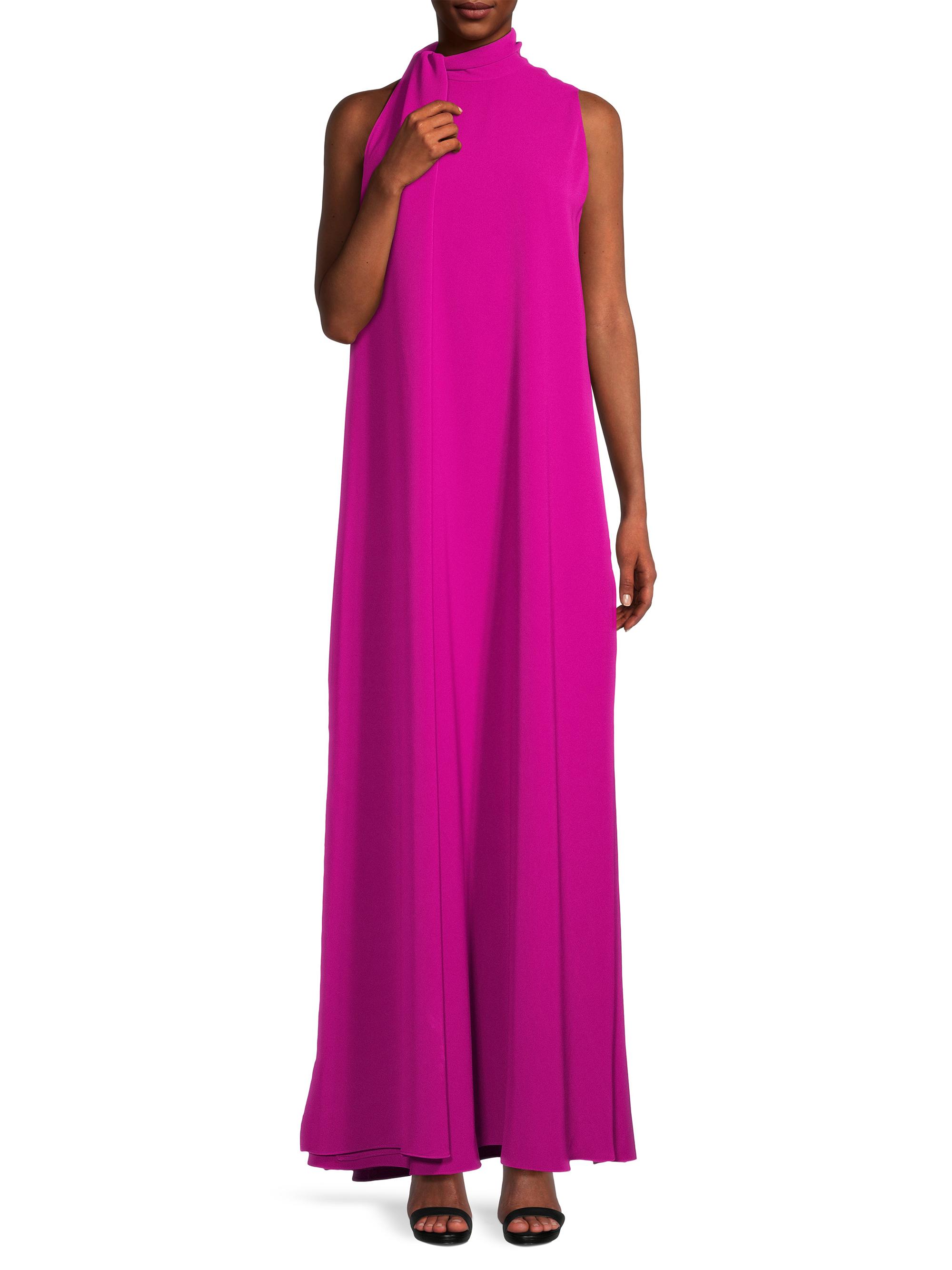 Black Halo Women's Henna Sleeveless Gown - Berry Plum | Thumbnail 2