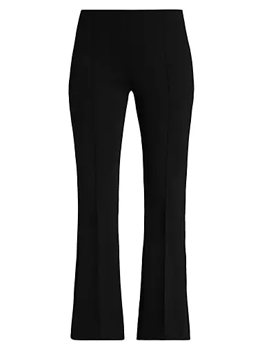 Burberry Black Cotton-blend High-waist Tailored Jodhpur Trousers