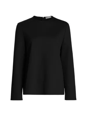 The Row long-sleeved top - Black