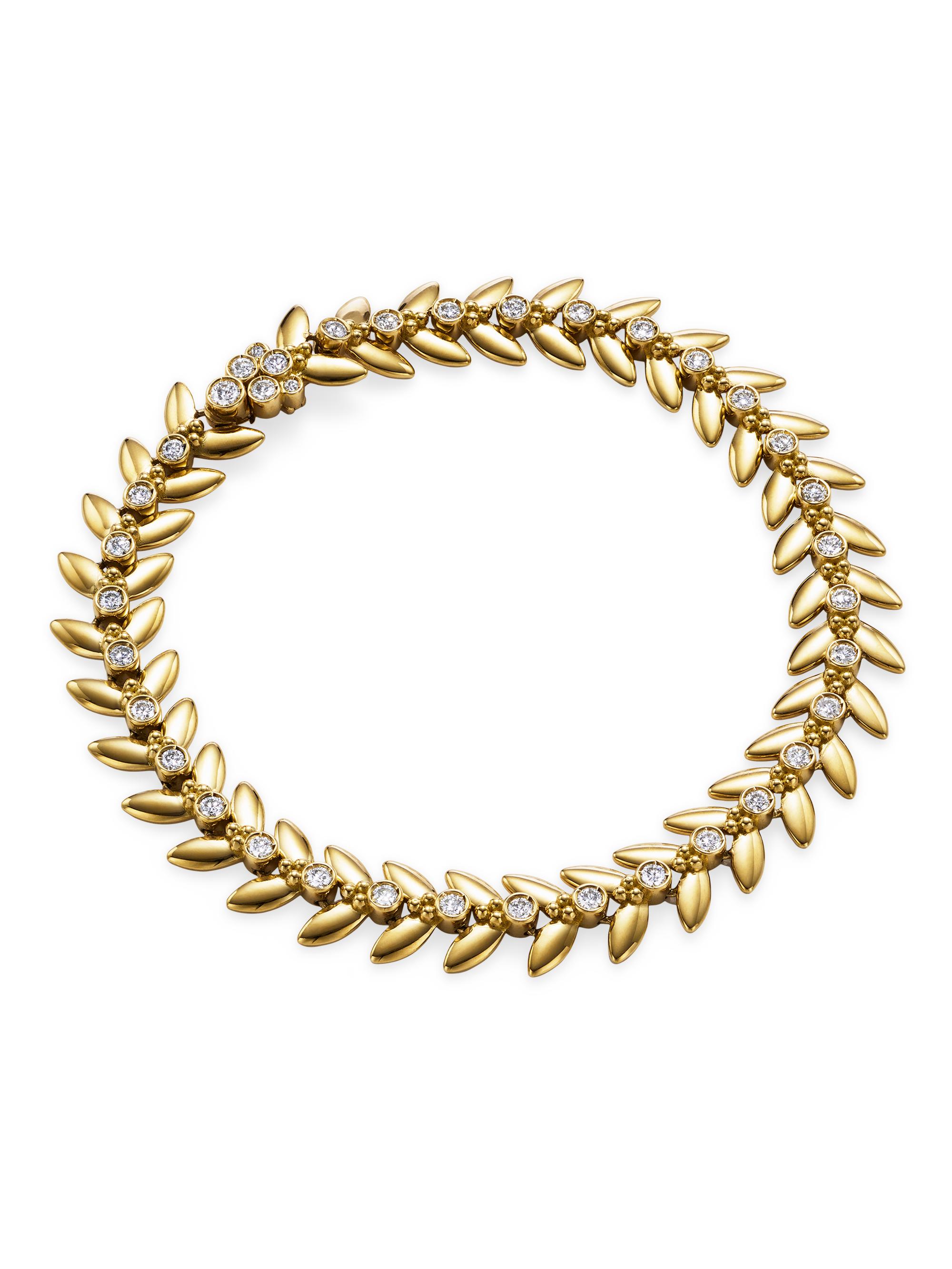 Temple St. Clair Women's Vine 18K Yellow Gold & 1.159 TCW Diamond Bracelet - Yellow Gold