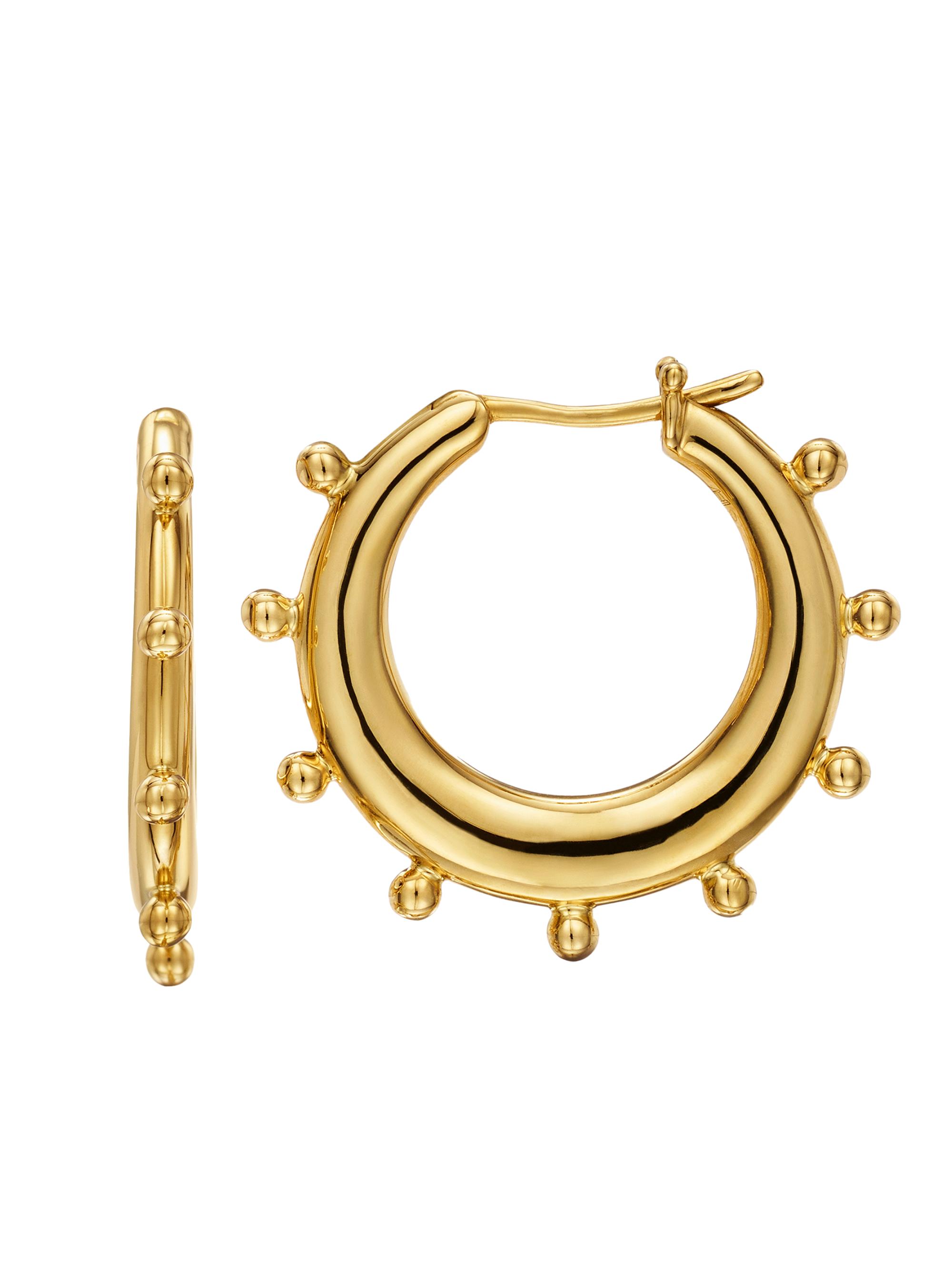 Temple St. Clair Women's Florence86 Yoga 18K Yellow Gold  Hoop Earrings - Yellow Gold