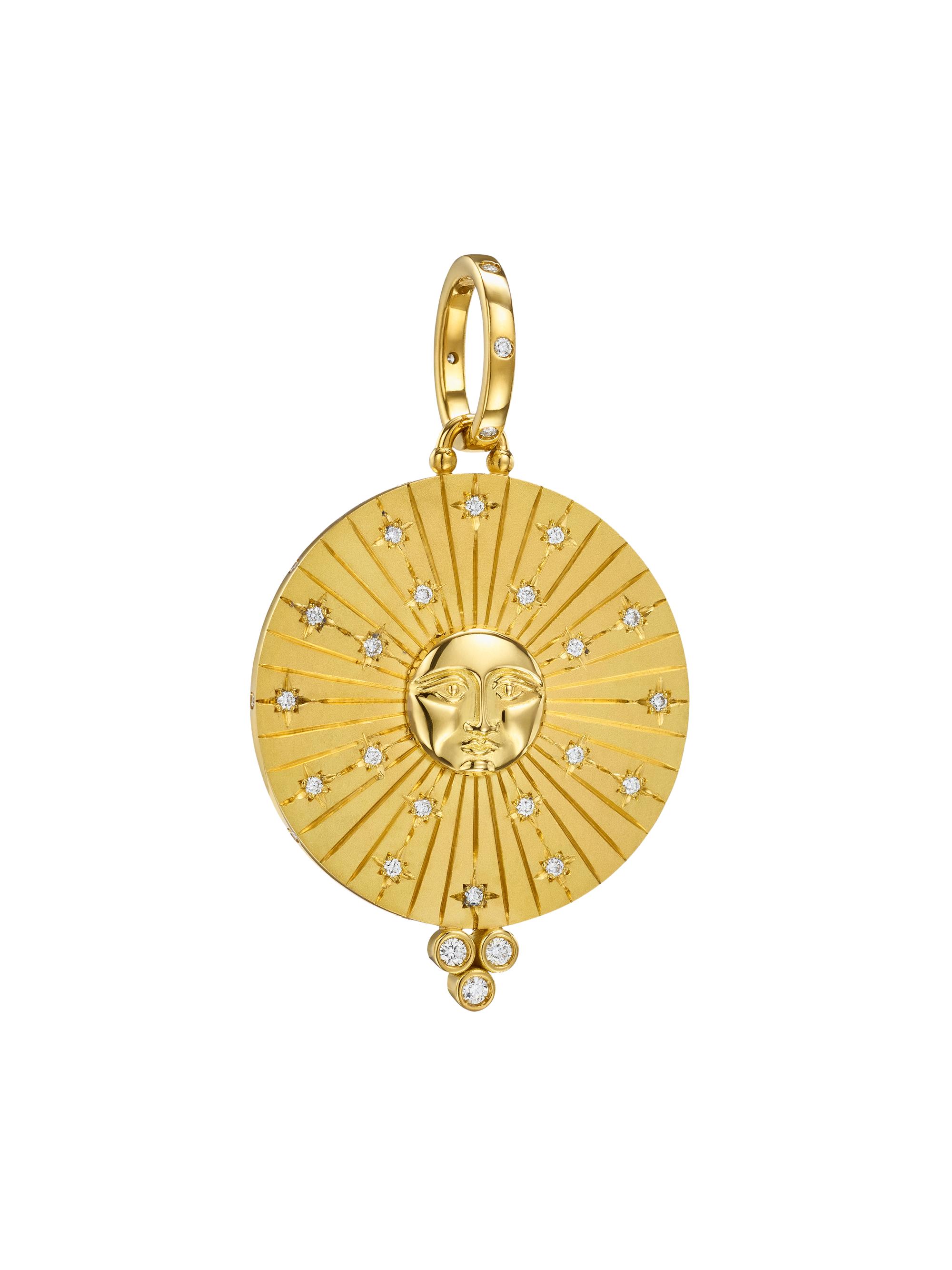 Temple St. Clair Women's Florence86 Sol 18K Yellow Gold & Diamond Pendant - Yellow Gold